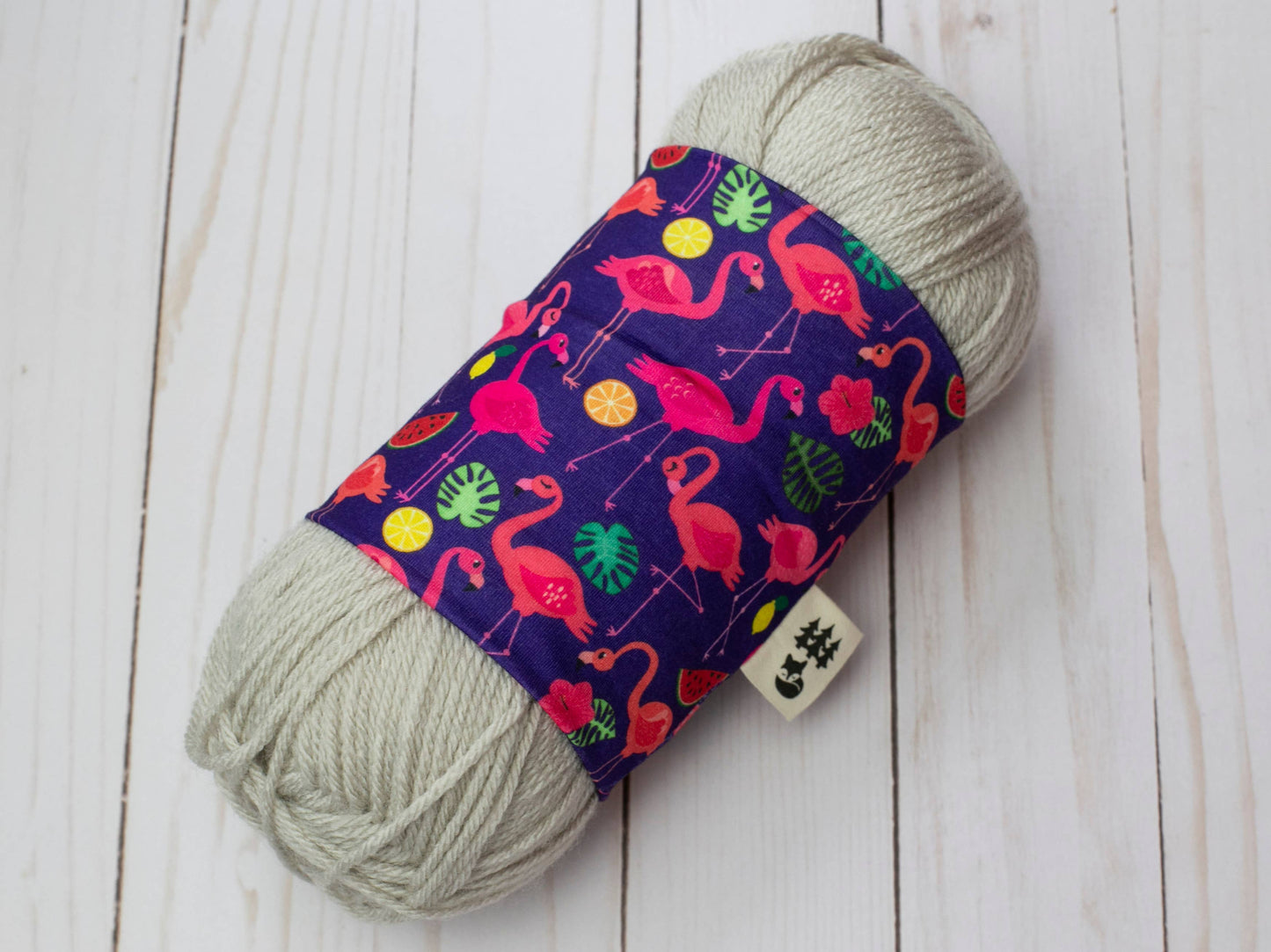 Chaussette à laine motif Flamingo