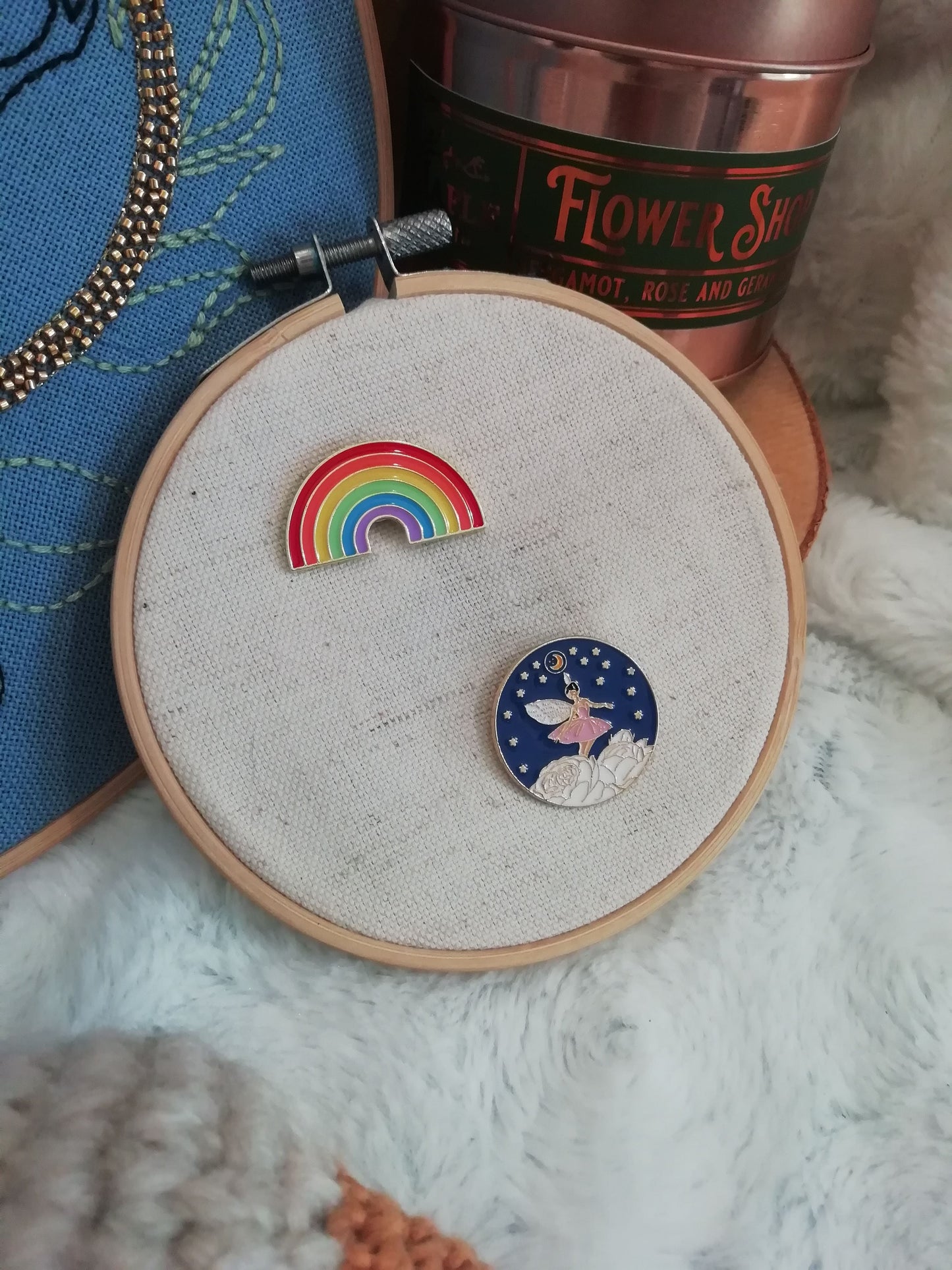 Magnetic needle holder for “Rainbow” “Dancing Fairy” embroidery
