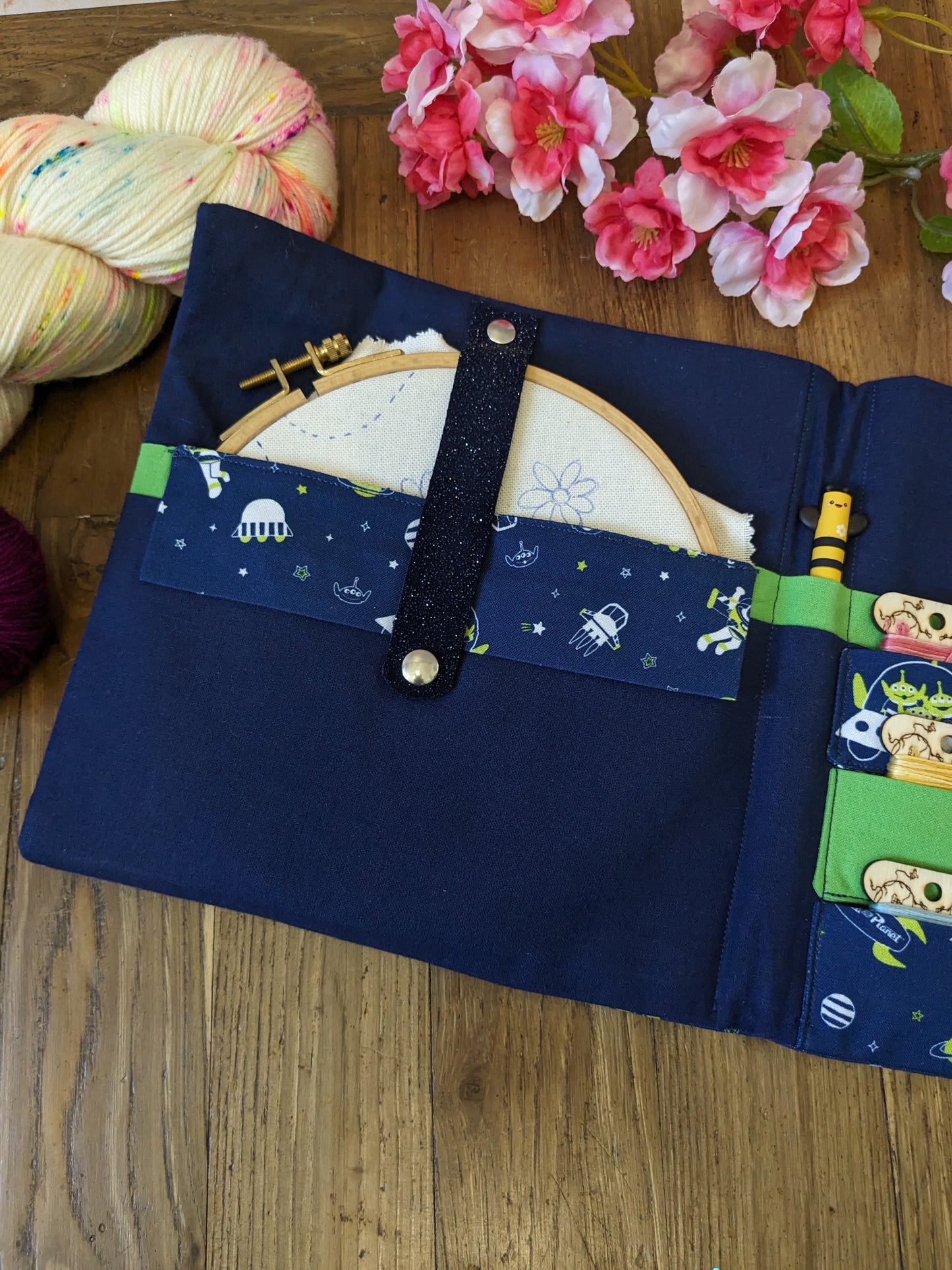 Pochette à broderie Aliens Toy story