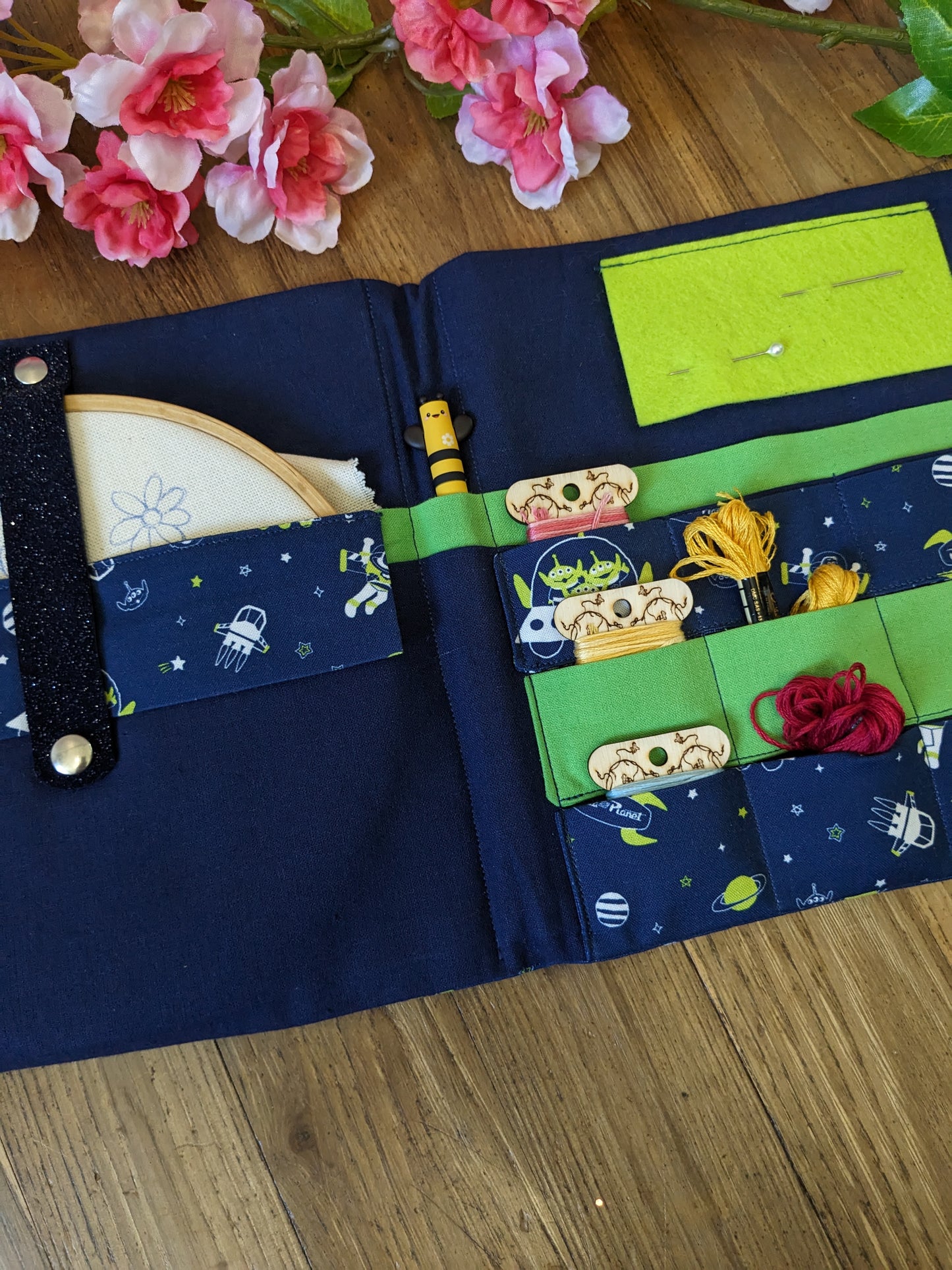 Pochette à broderie Aliens Toy story