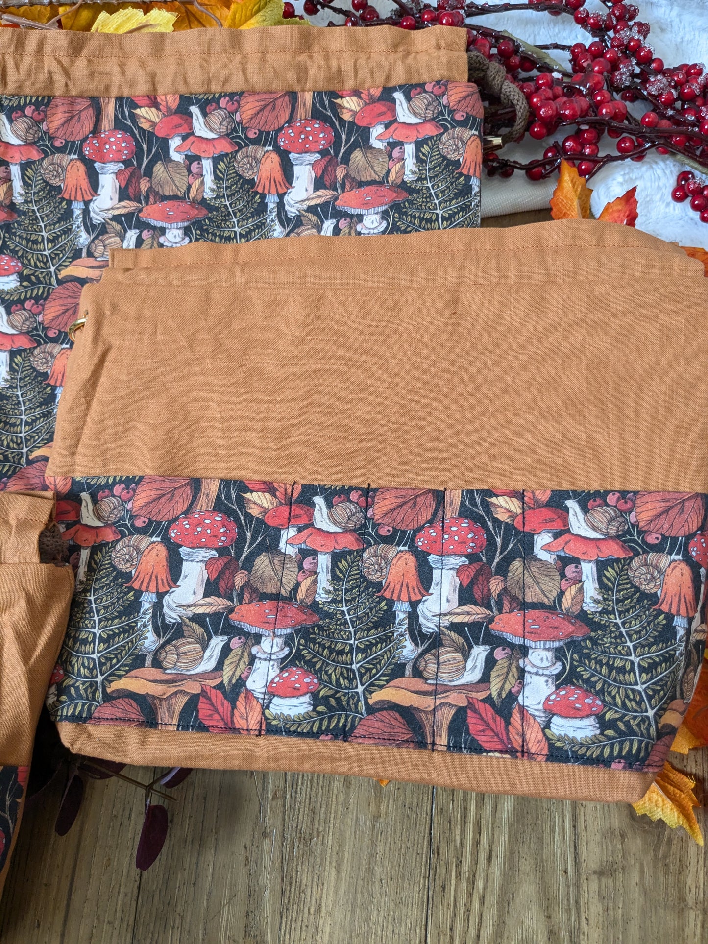 Sac à projet Basic "Les champignons de Lixy"