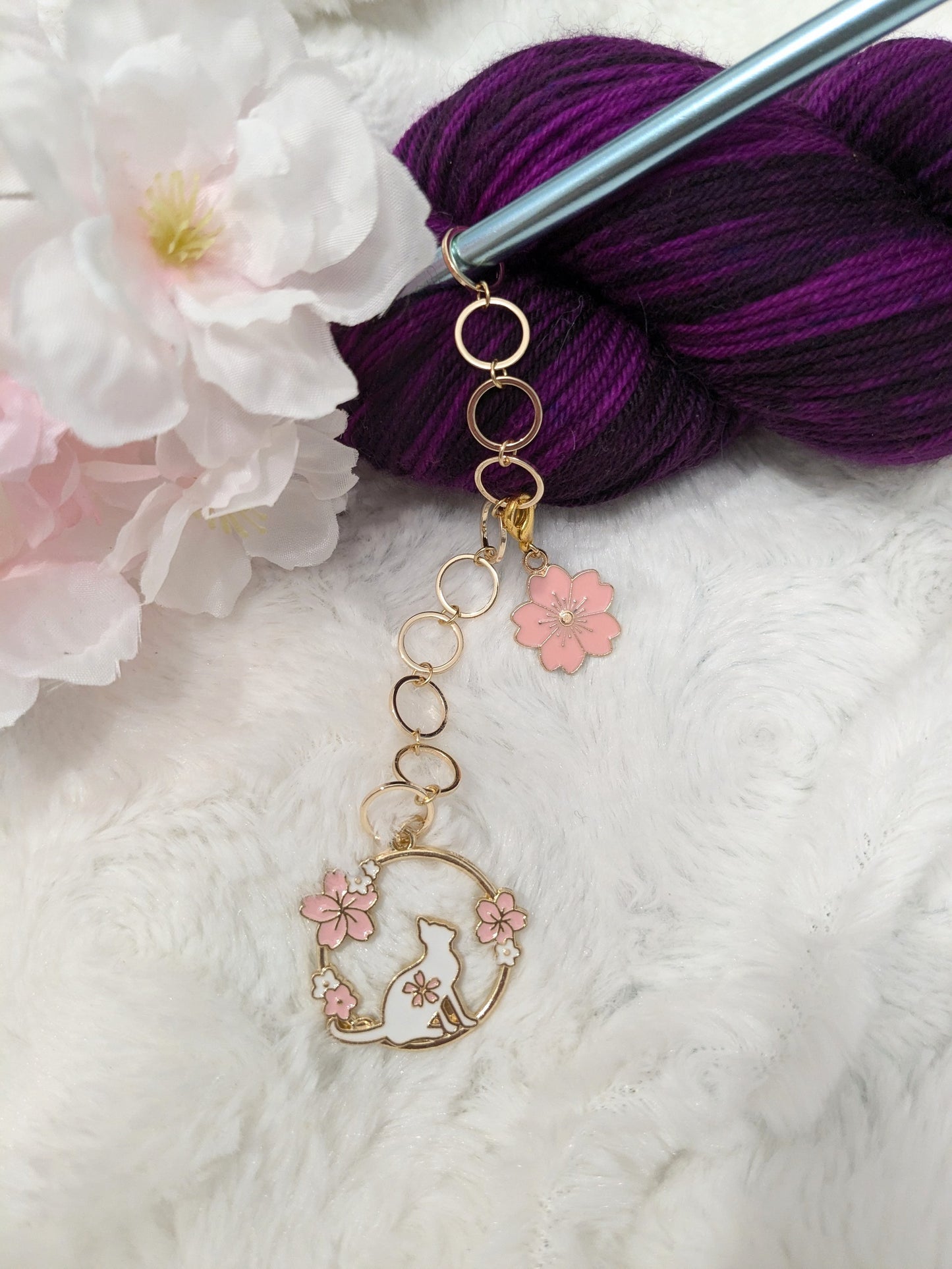 Compte rang "Chat et sakura version II"