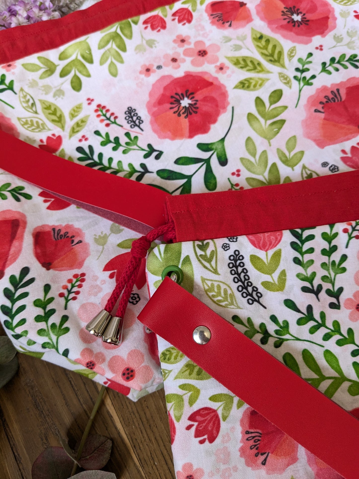 Sac à projet "Coquelicots"