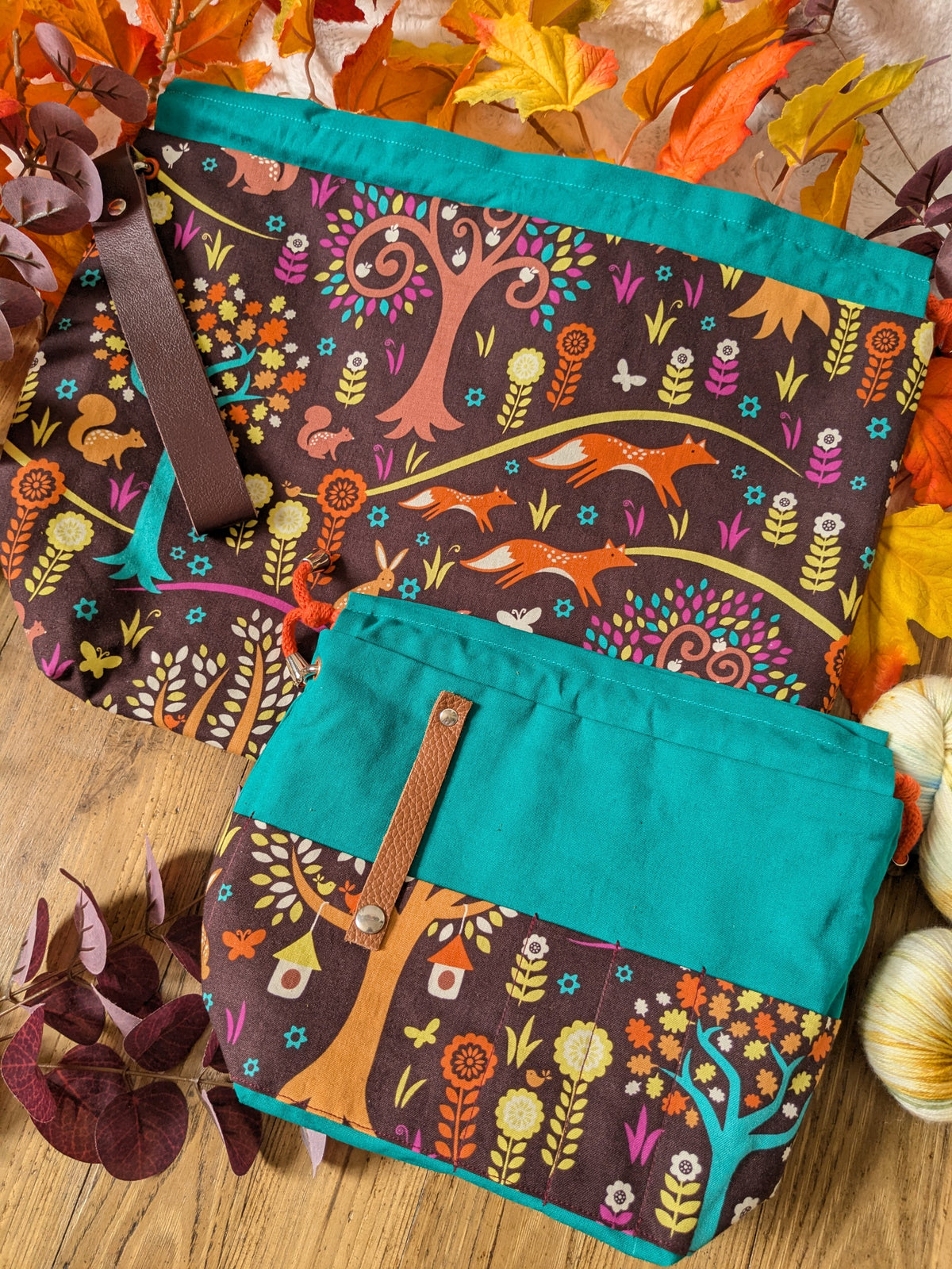 Sac à projet "Graffic forest"