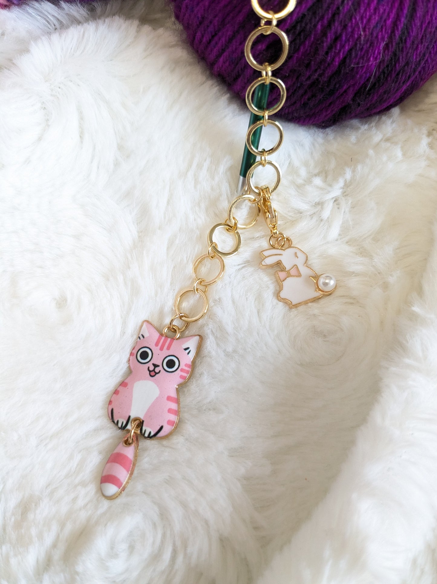 Compte rang "Chat rose et lapin"
