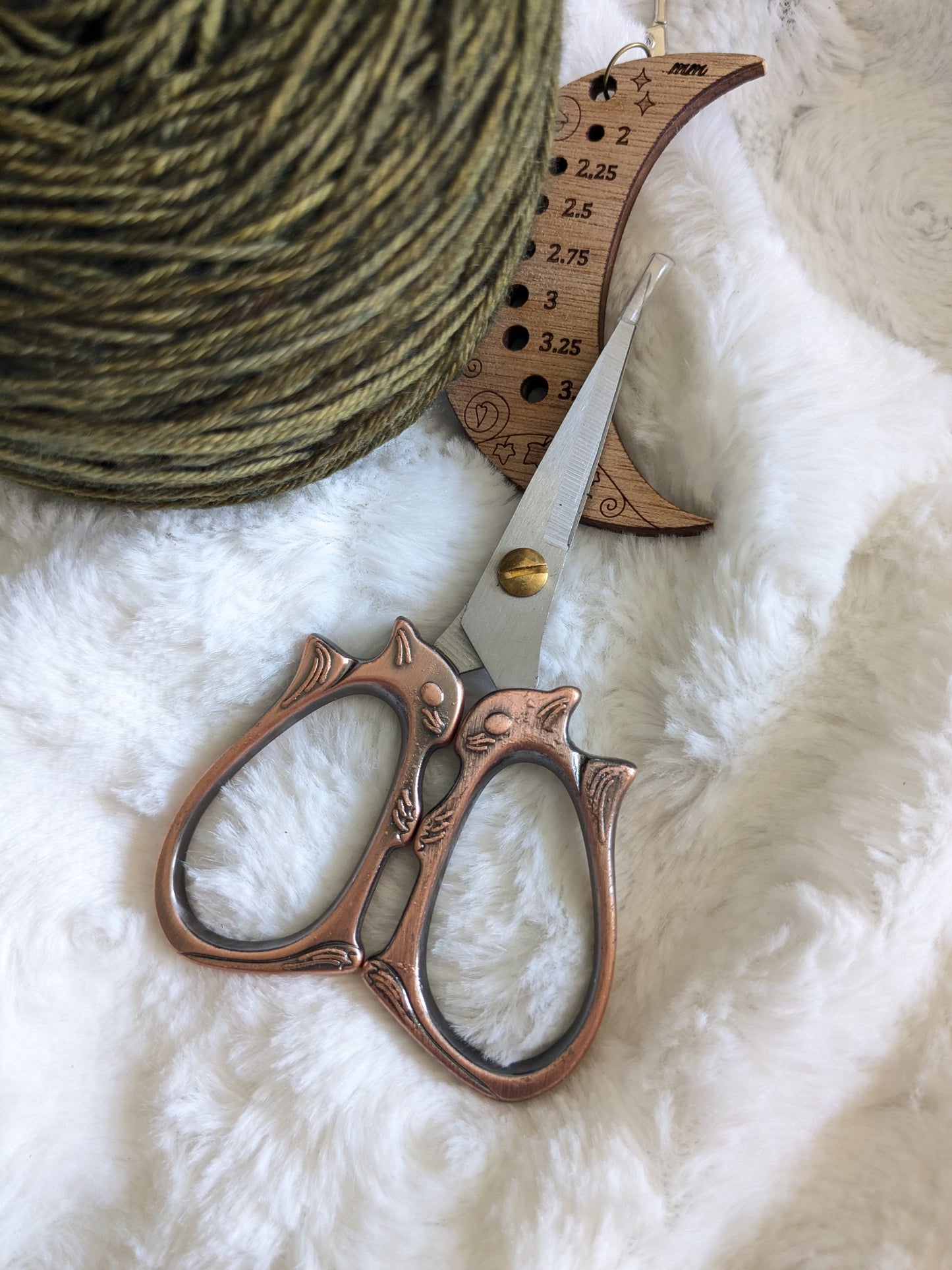 Ciseaux de broderie écureuil