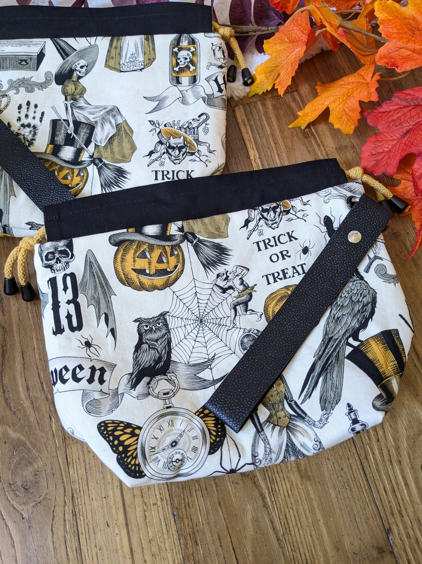 Sac à projet "Dark halloween"