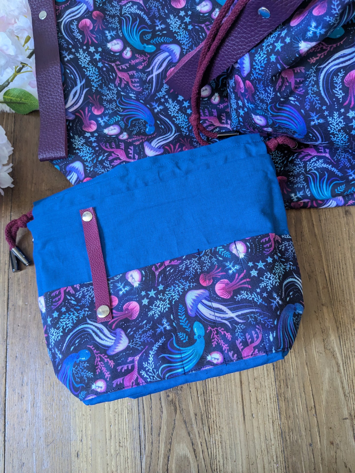 Sac à projet "Dans les abysses"