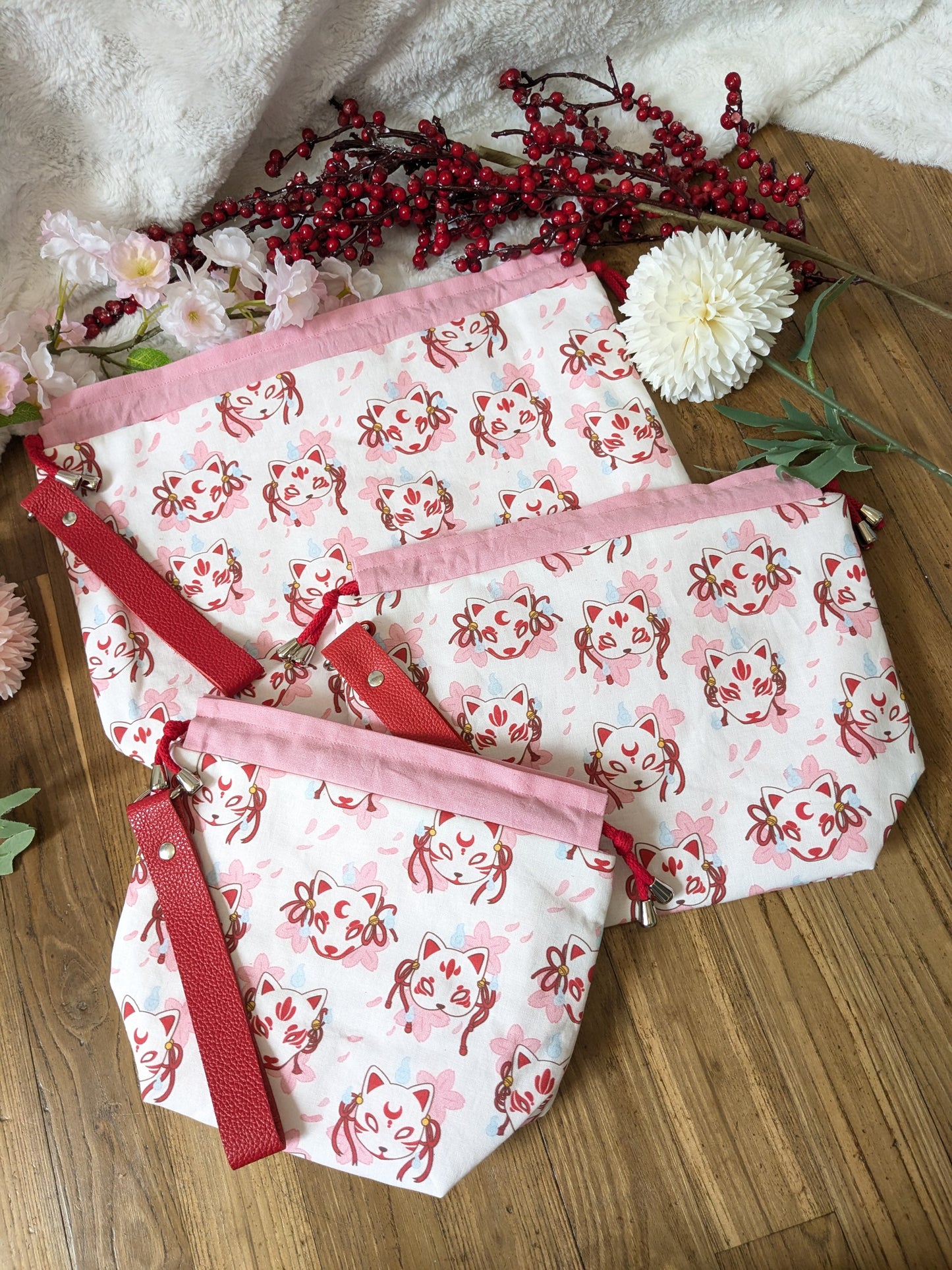 Sac à projet "Masques Yokaï"