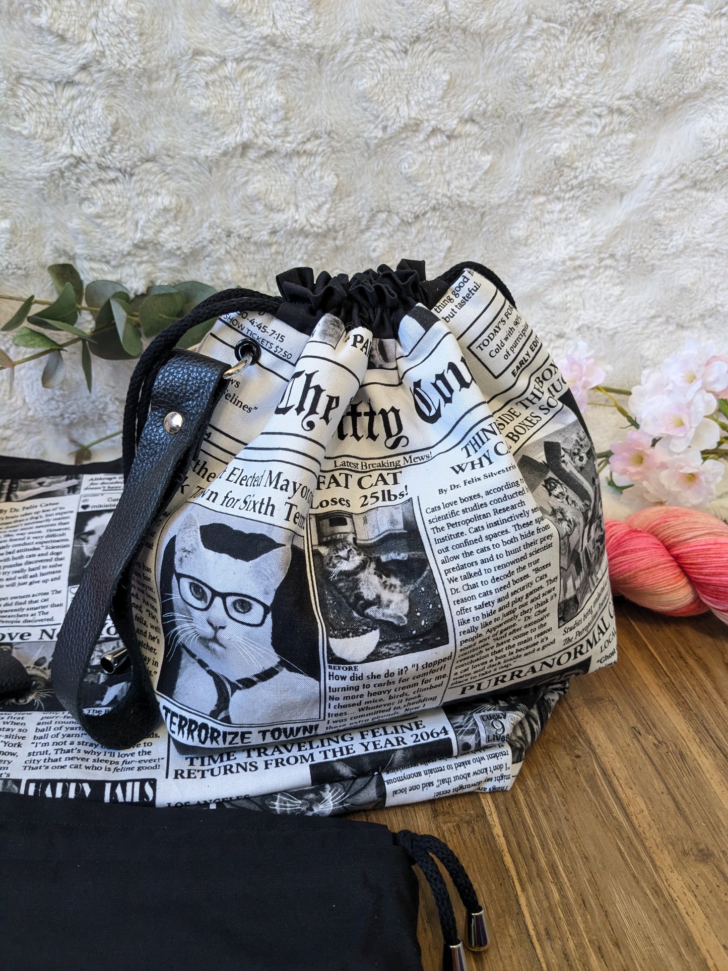 Sac à projet Basic "Journal des chats"
