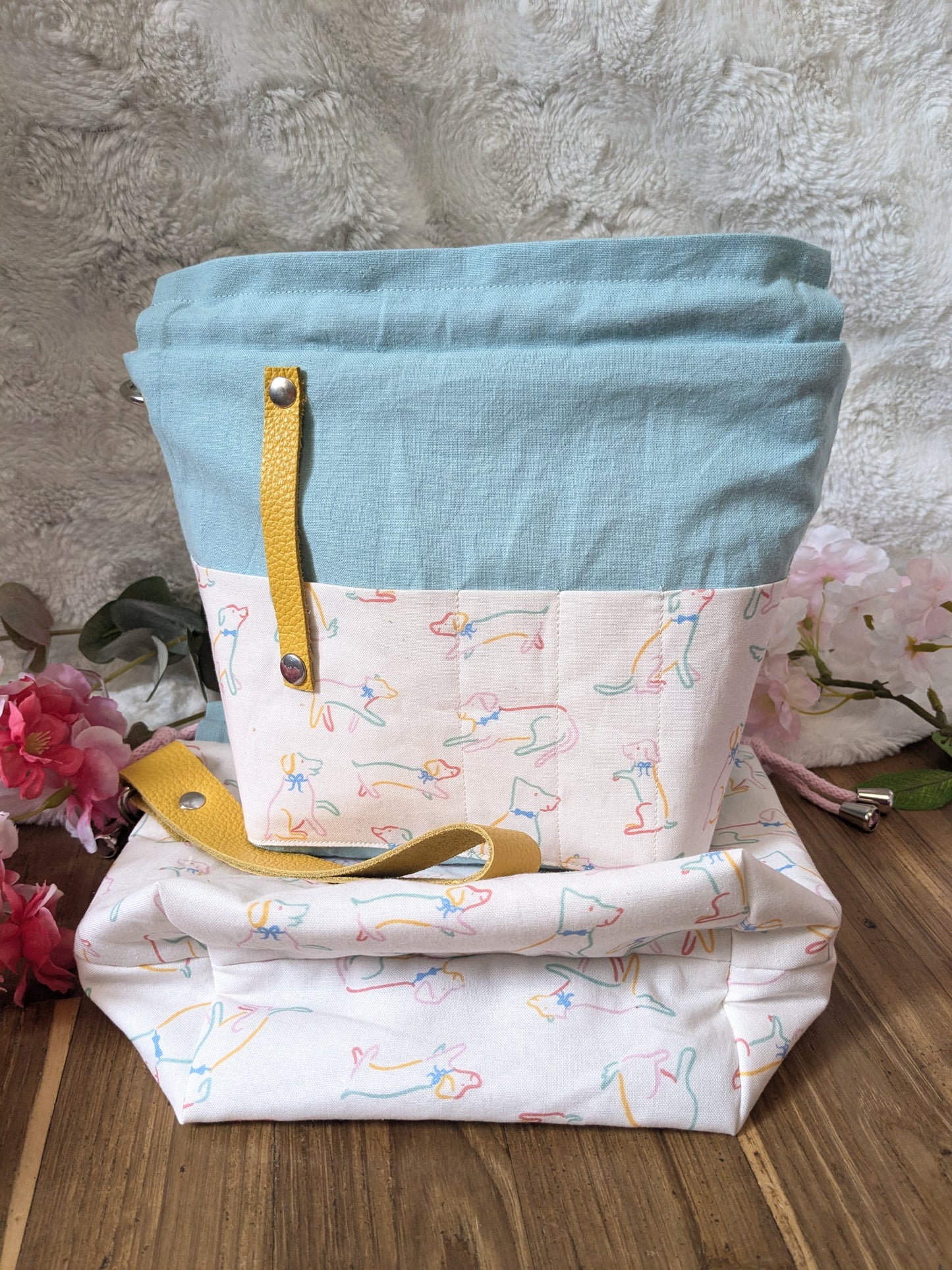 Sac à projet Basic "Chiens multicolores"