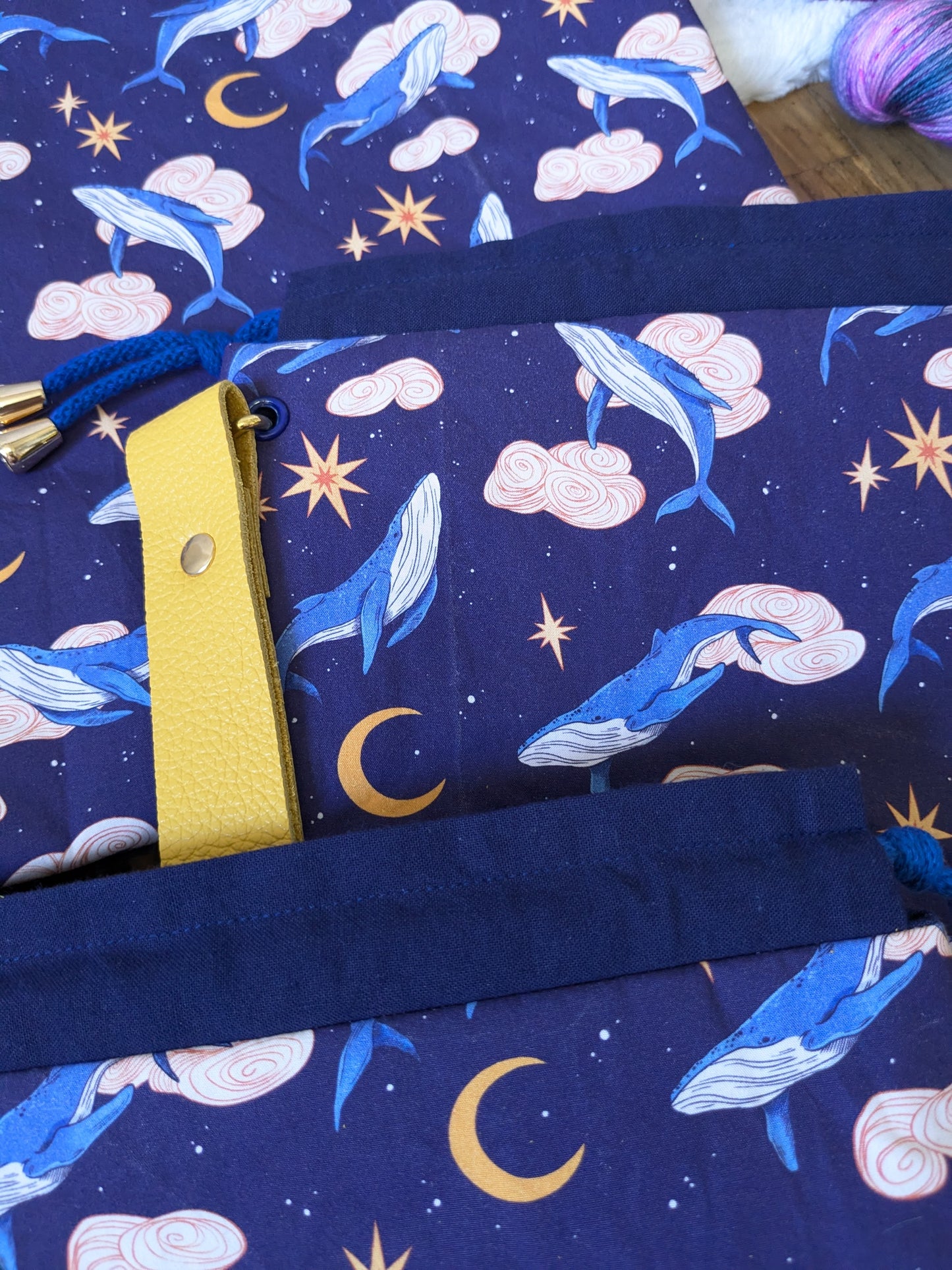 Sac à projet "Whales lullaby"