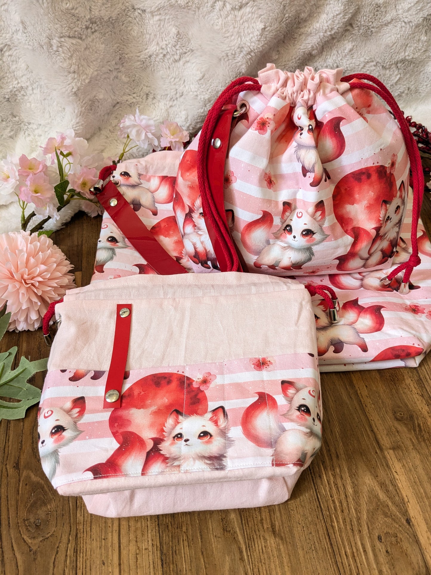 Sac à projet "Kitsune"