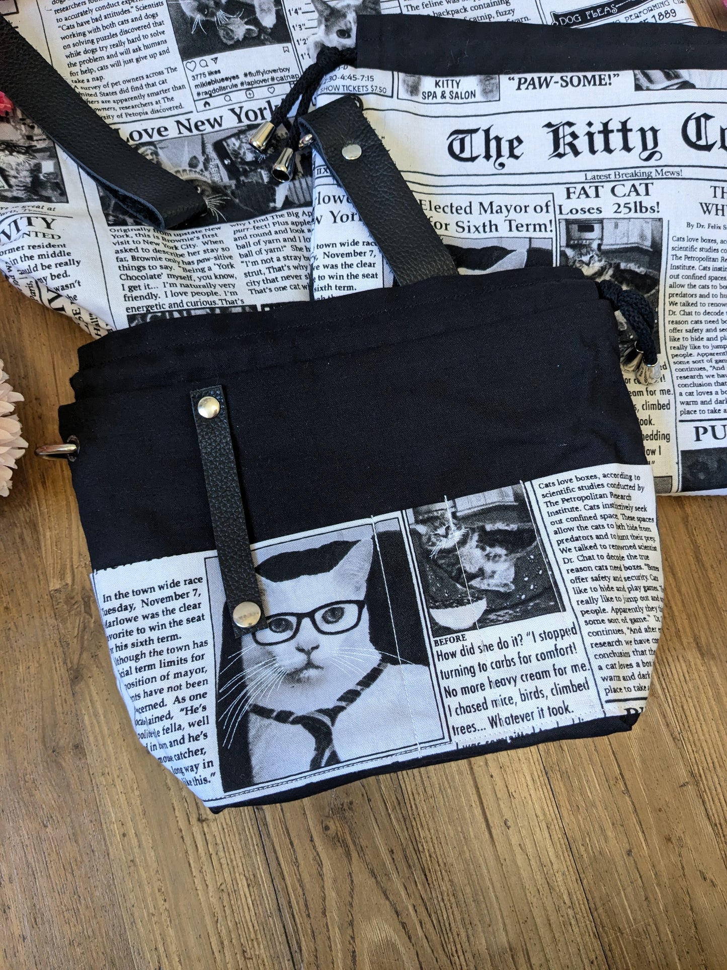 Sac à projet Basic "Journal des chats"