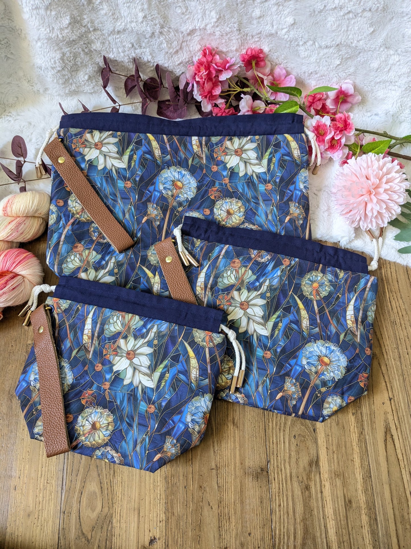 Sac à projet Basic "Vitrail dandelion"