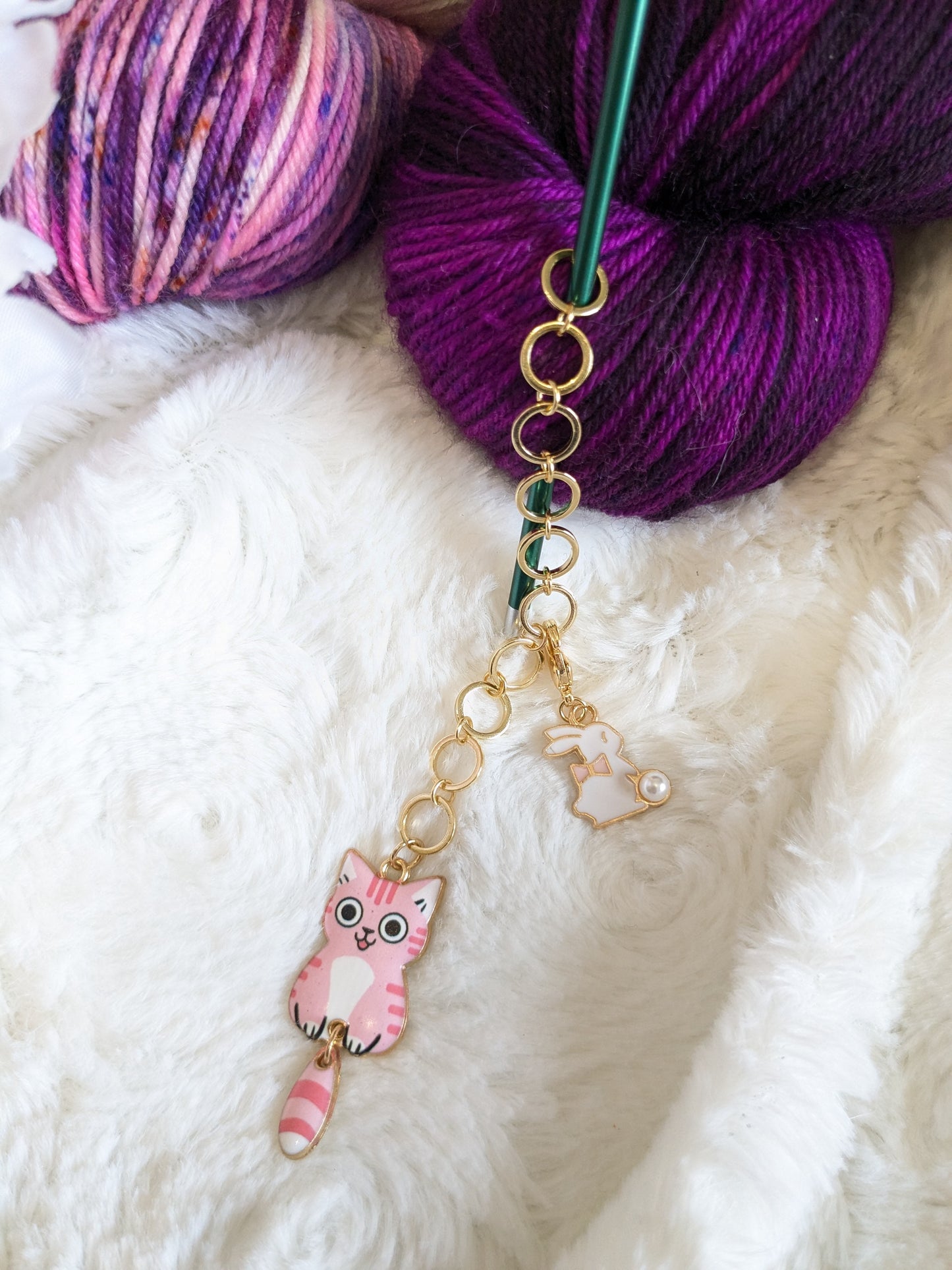 Compte rang "Chat rose et lapin"