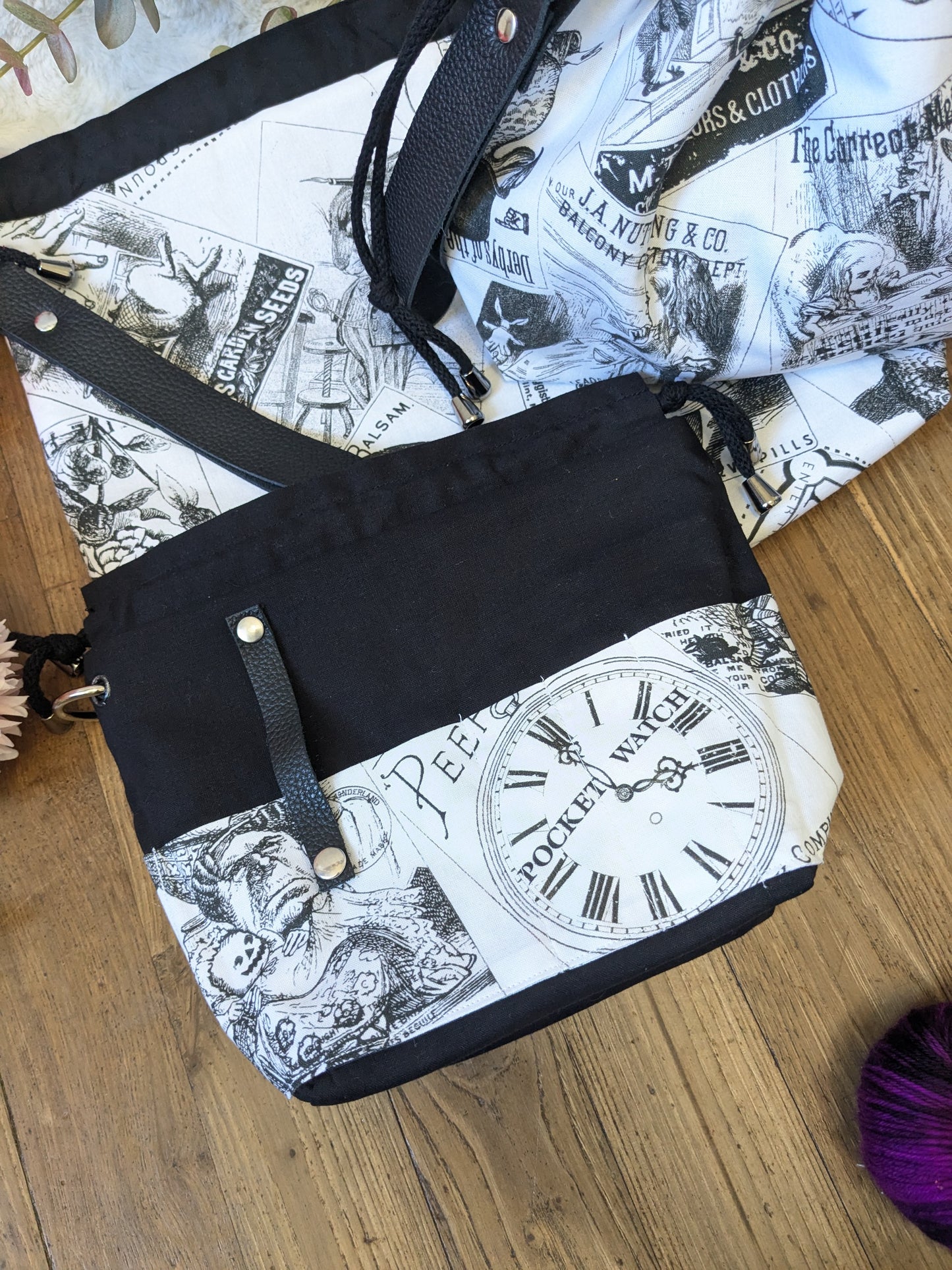 Sac à projet Basic "Alice in wondeland"