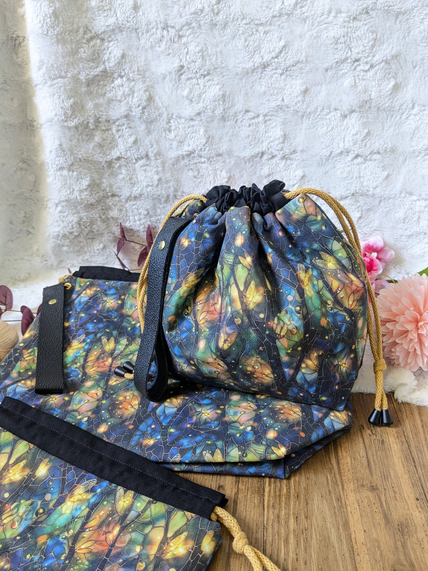 Sac à projet Basic "Vitrail lucioles"