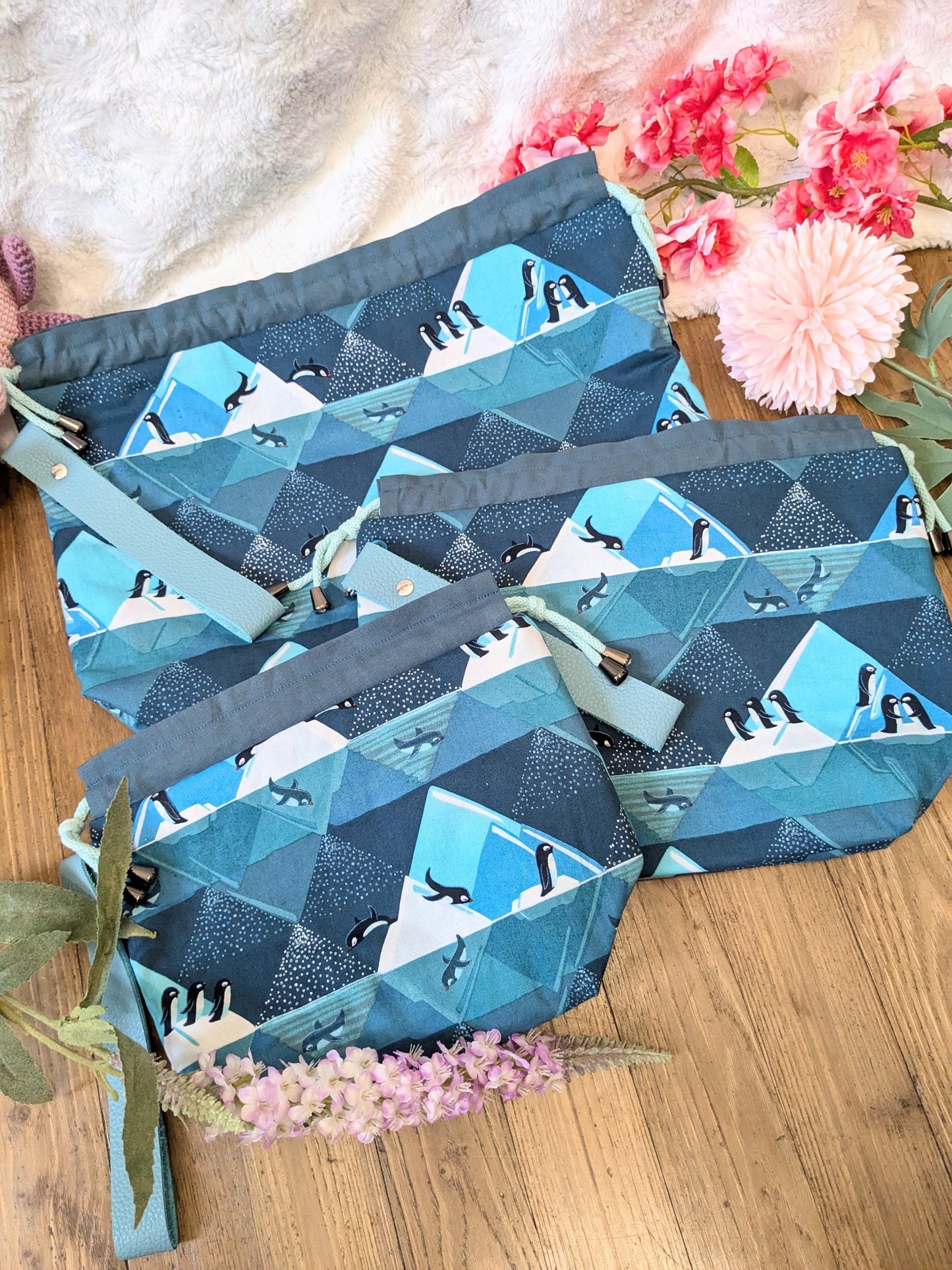 Sac à projet Basic "Manchots"