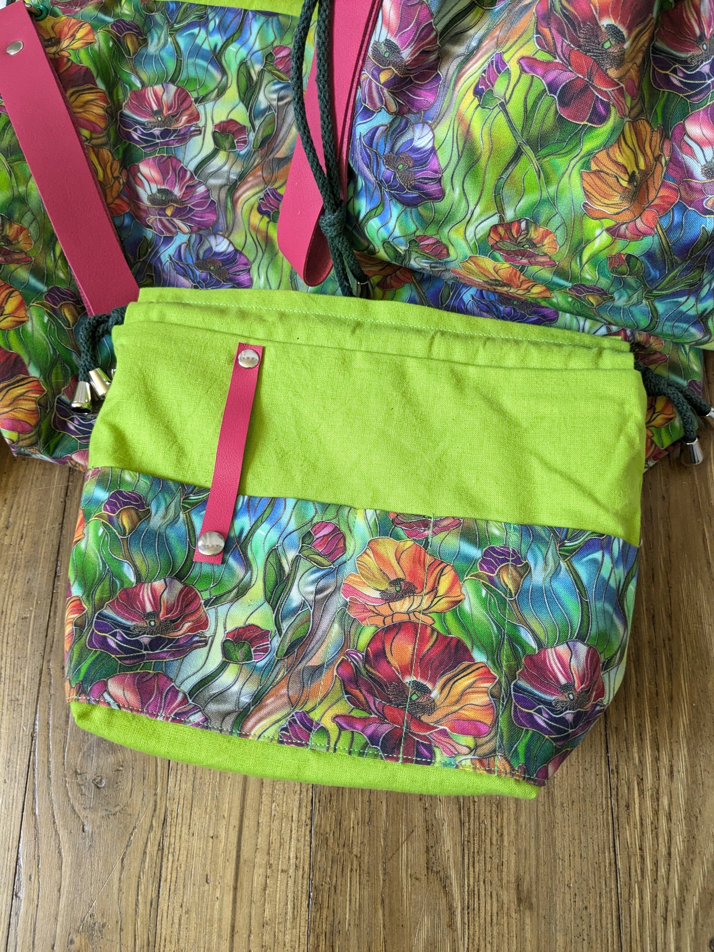 Sac à projet Basic "Vitrail fleurs des champs"