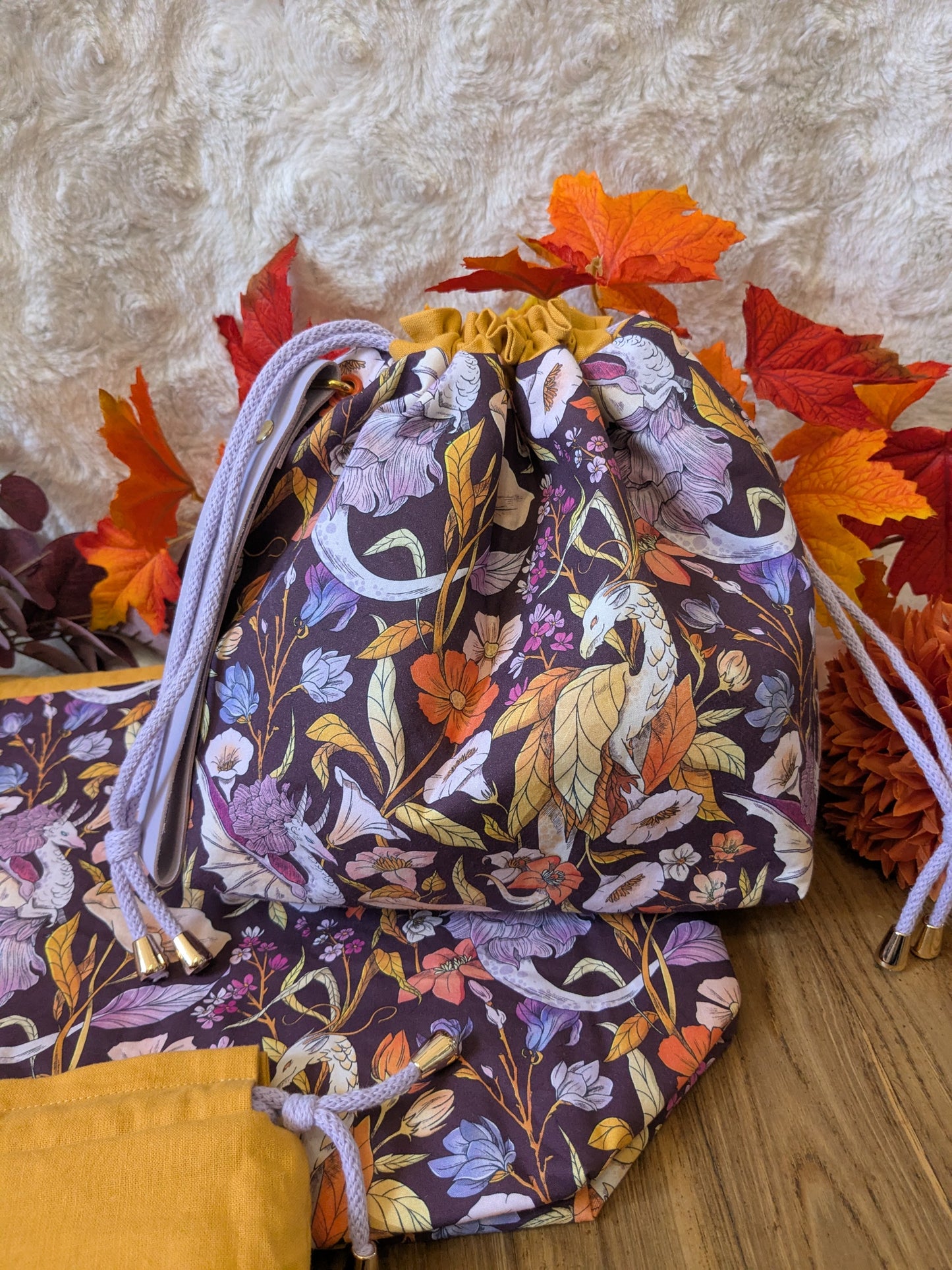 Sac à projet "Dragons végétaux"