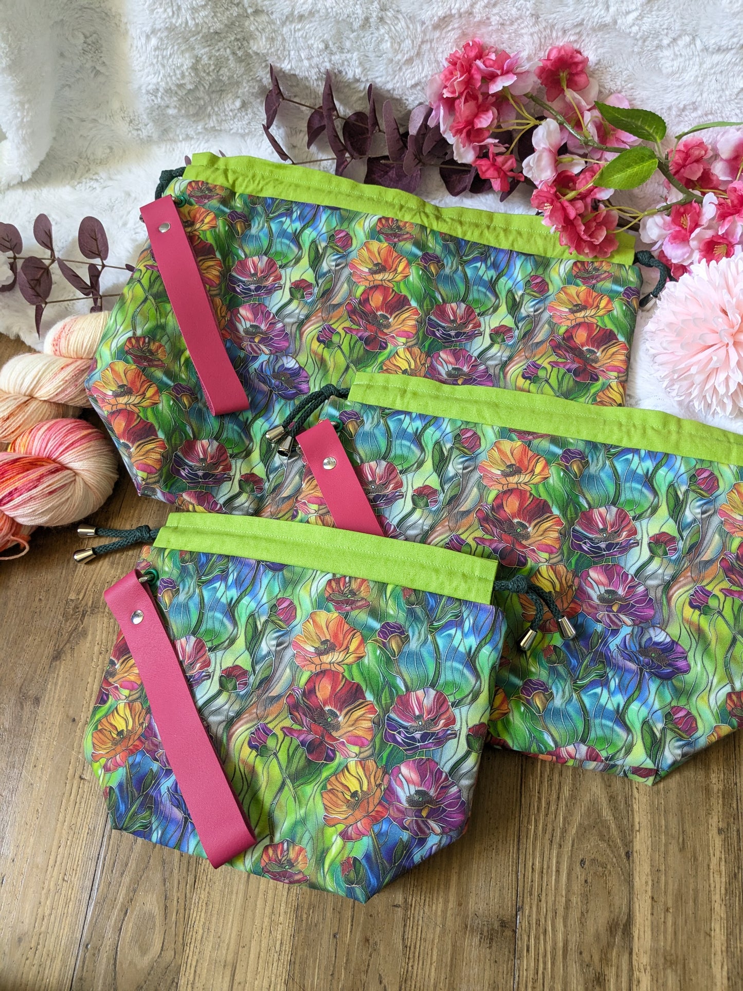 Sac à projet Basic "Vitrail fleurs des champs"