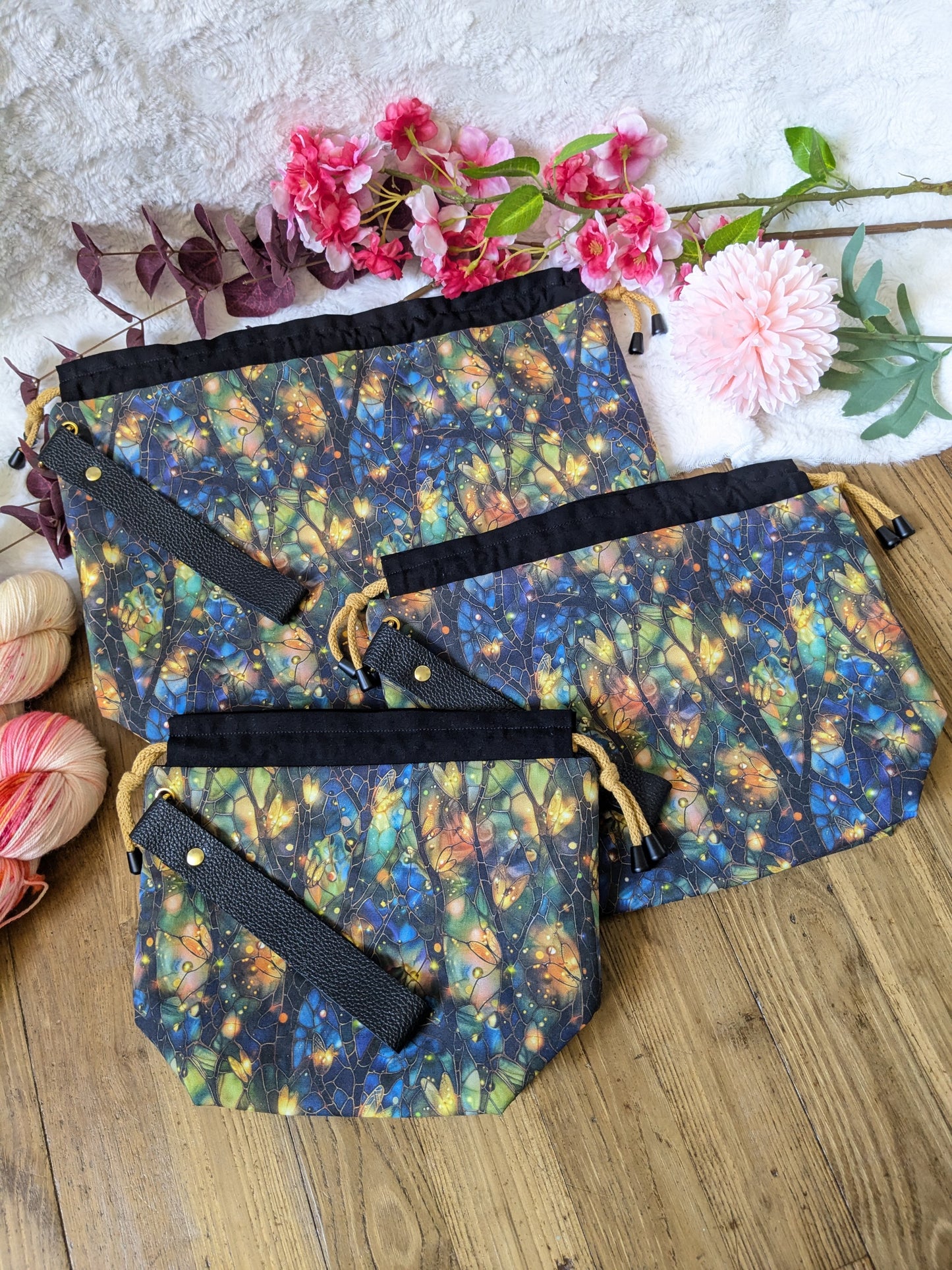 Sac à projet Basic "Vitrail lucioles"