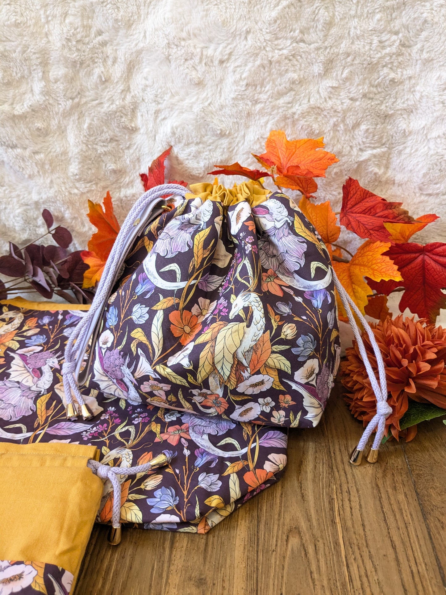 Sac à projet "Dragons végétaux"