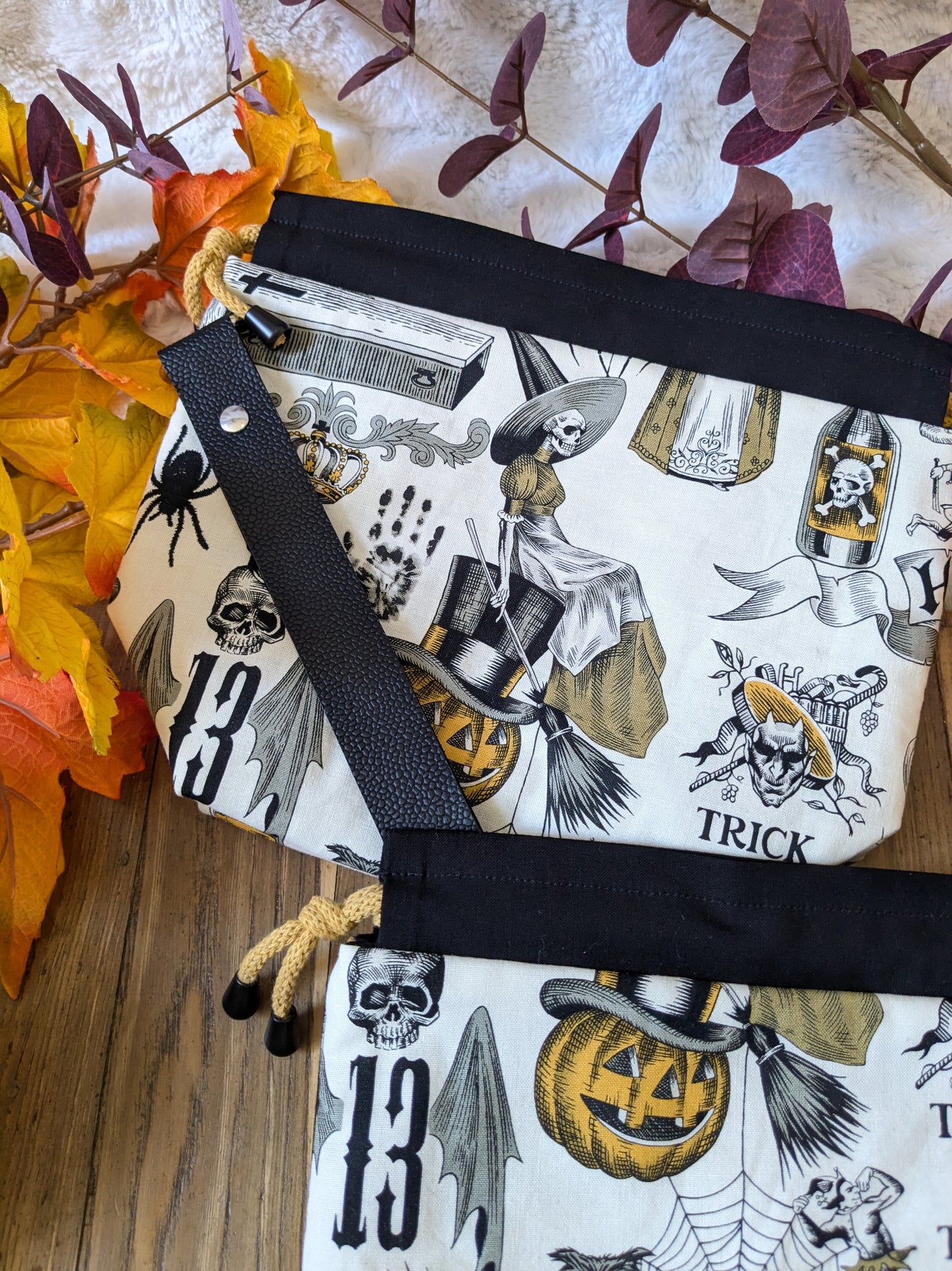 Sac à projet "Dark halloween"