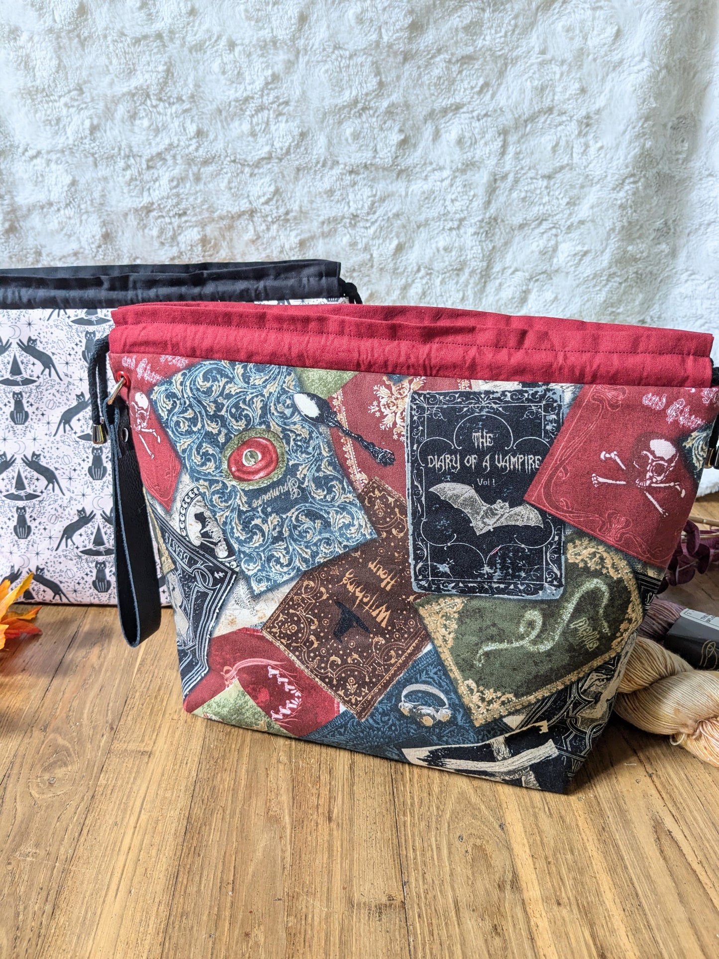 Sac à projet Basic "Chats et chapeau" et "Littérature"