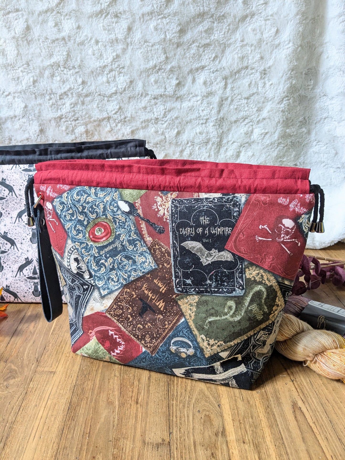 Sac à projet Basic "Chats et chapeau" et "Littérature"