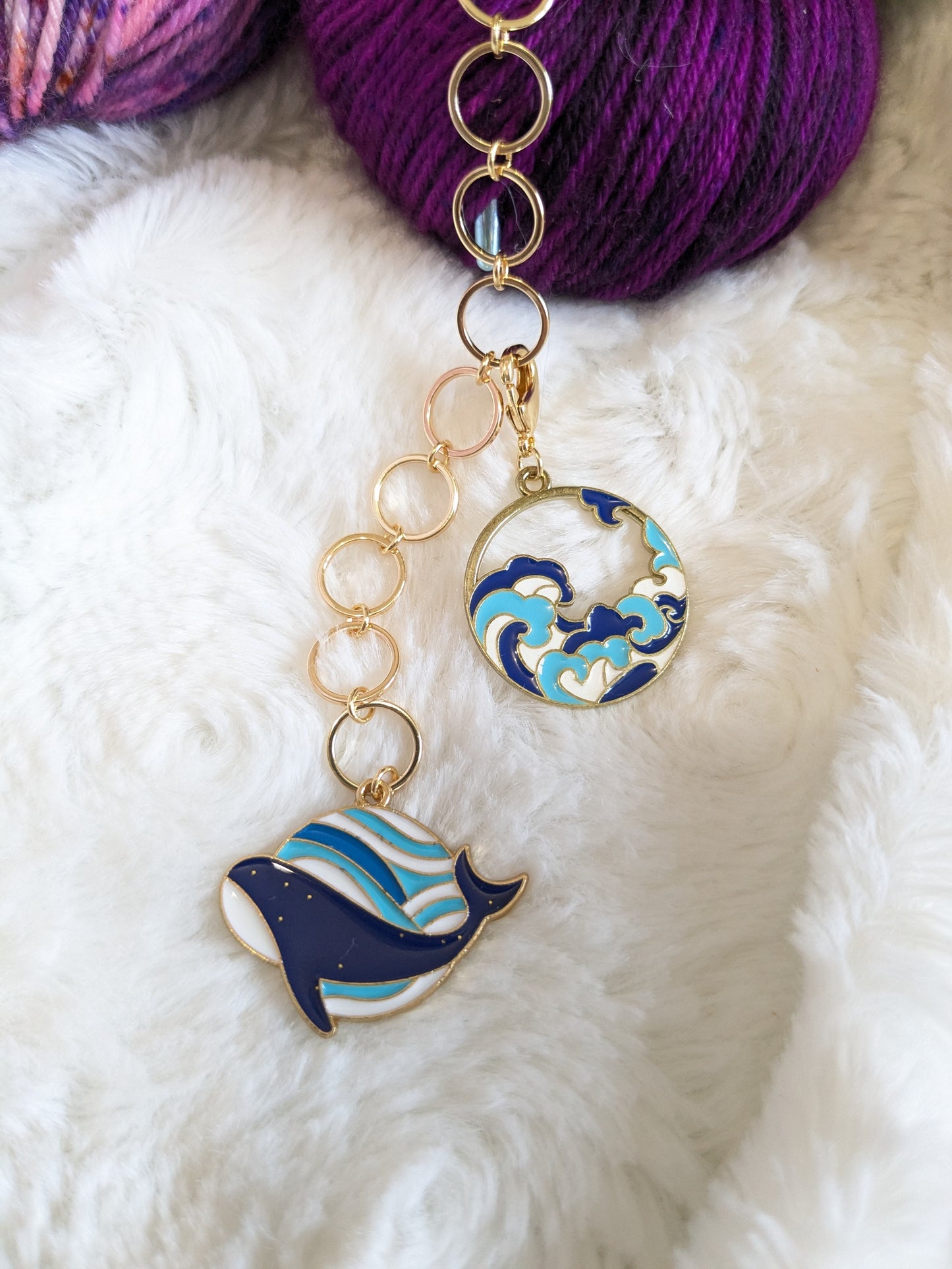 Compte rang "Baleine et vagues"