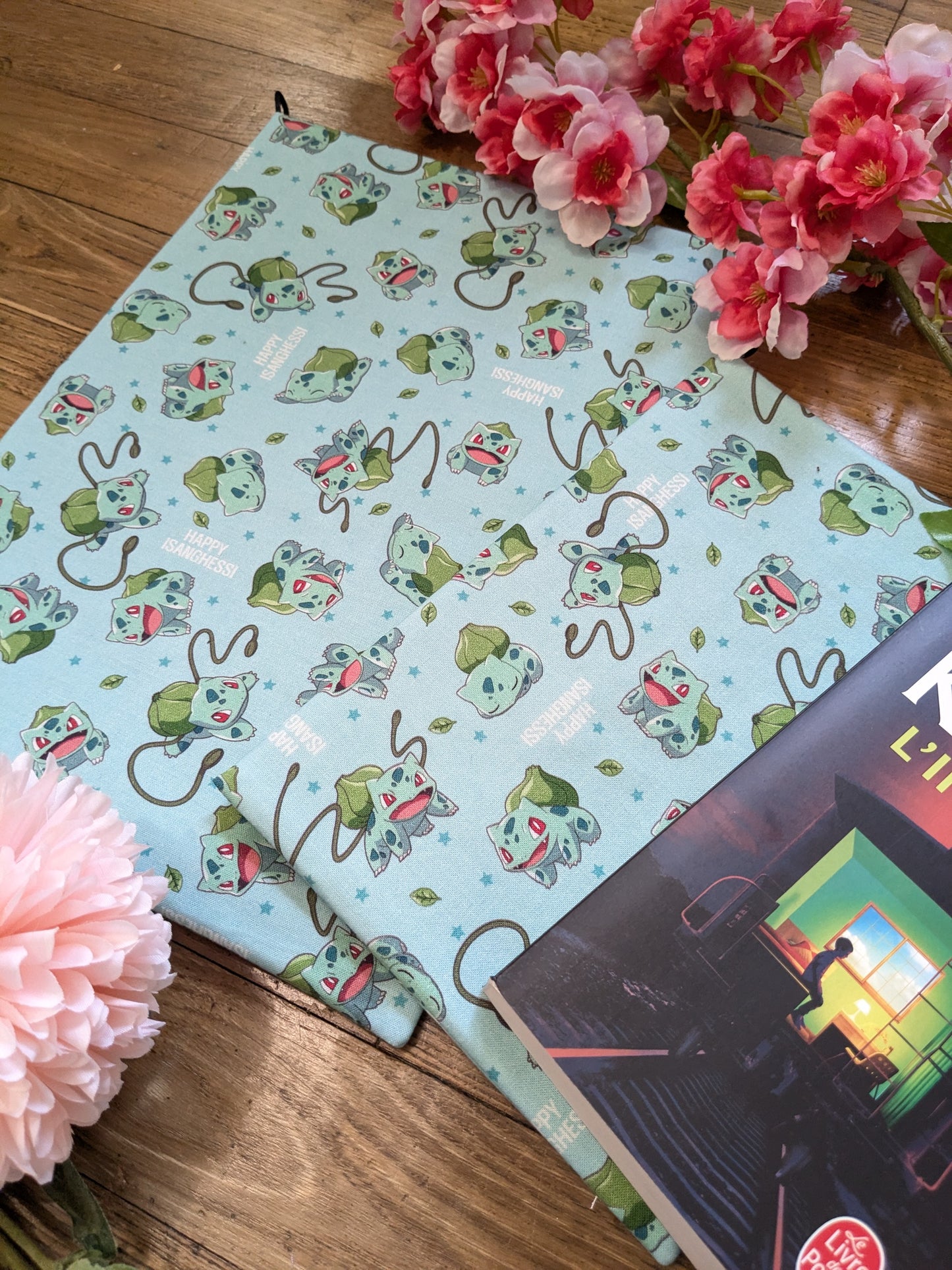Housse de protection pour livre ou liseuse / booksleeve "Mini monstre"