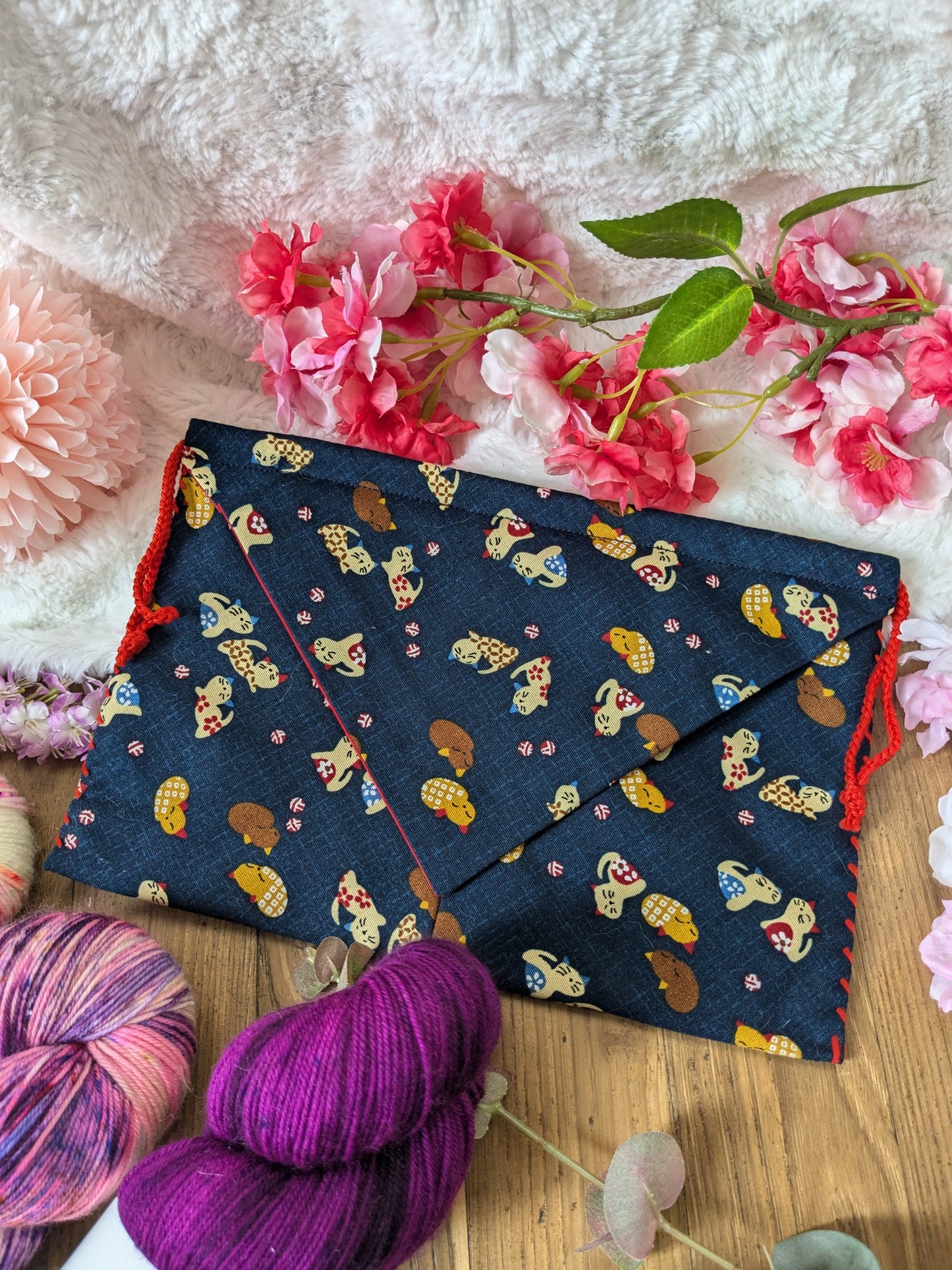 Pochette origami Chats japonais