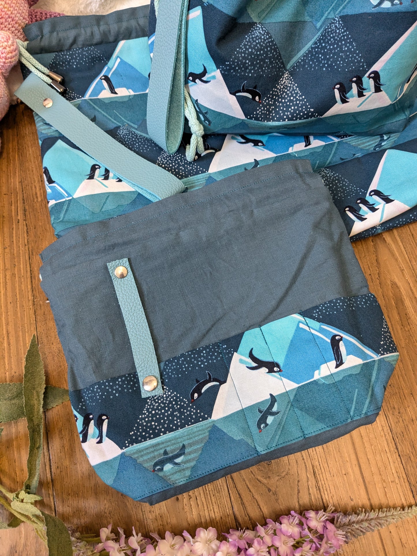 Sac à projet Basic "Manchots"