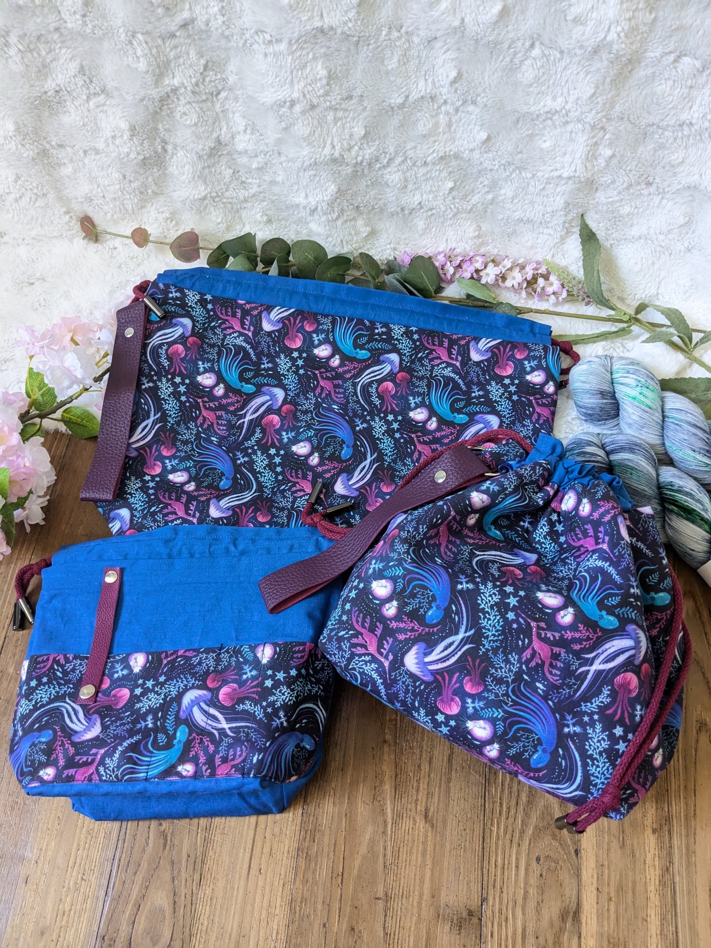 Sac à projet "Dans les abysses"
