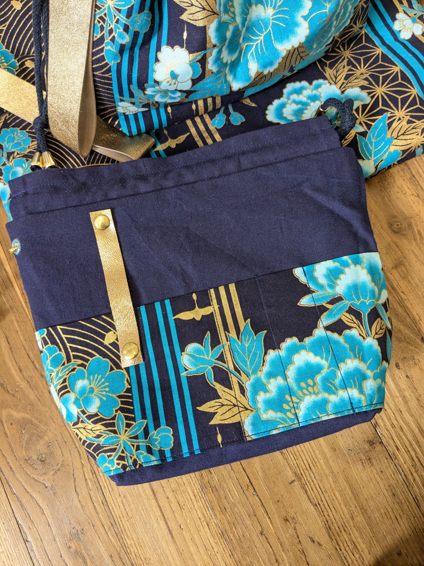 Sac à projet "Envol des grues or"