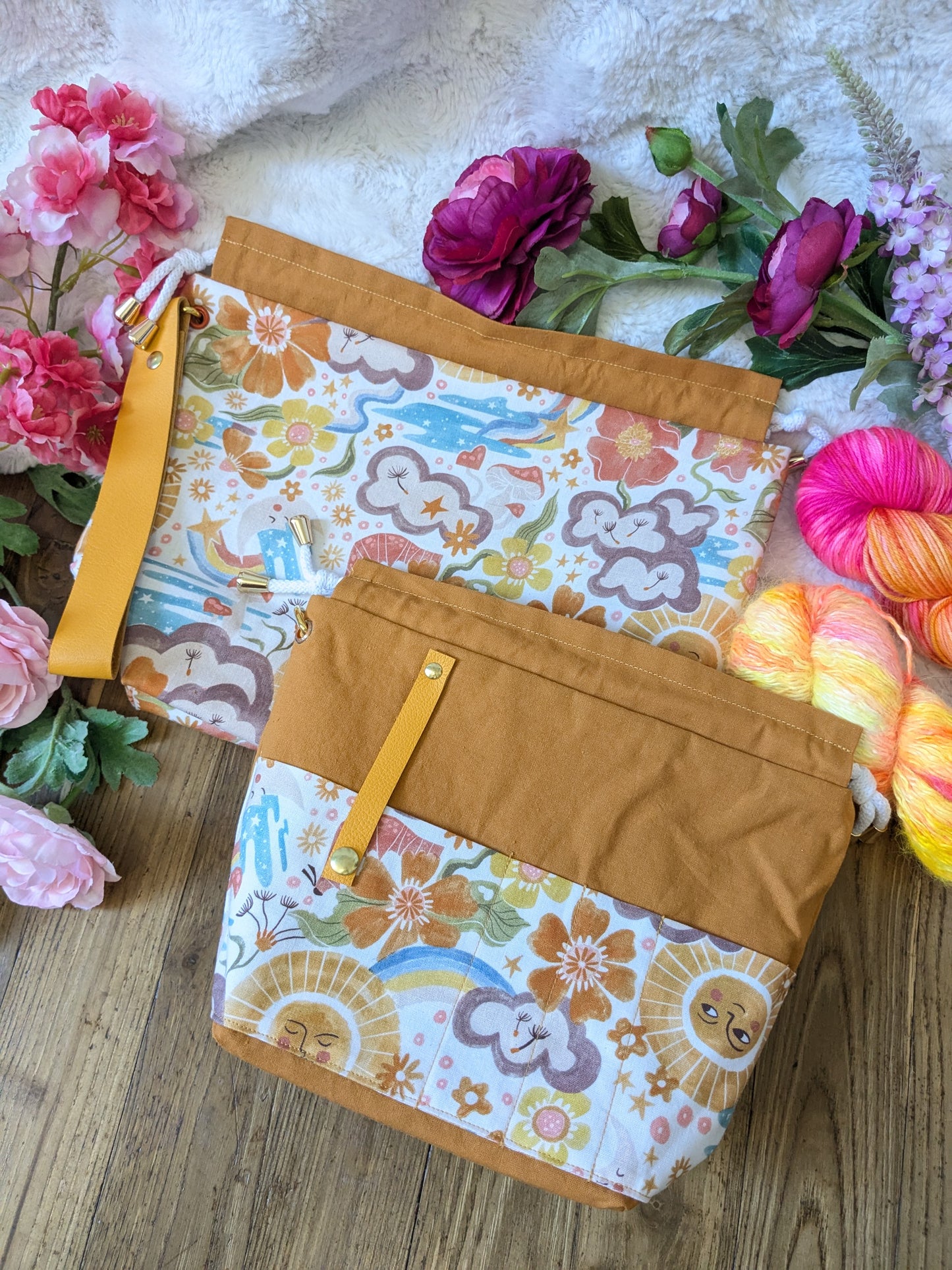 Sac à projet "Seventies Sun"