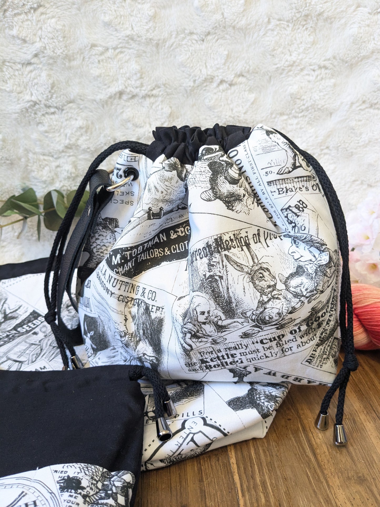 Sac à projet Basic "Alice in wondeland"