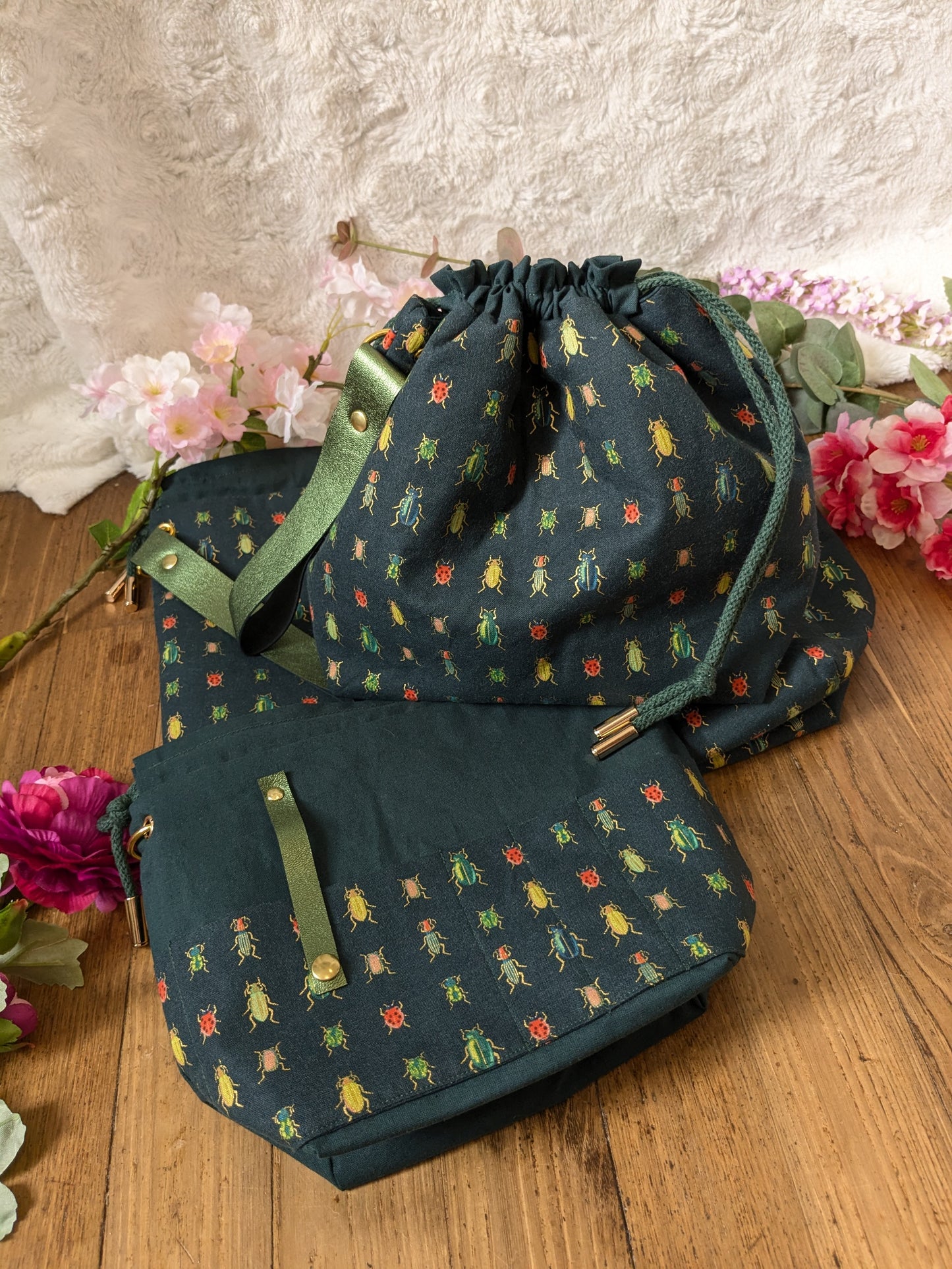 Sac à projet "Scarabées"