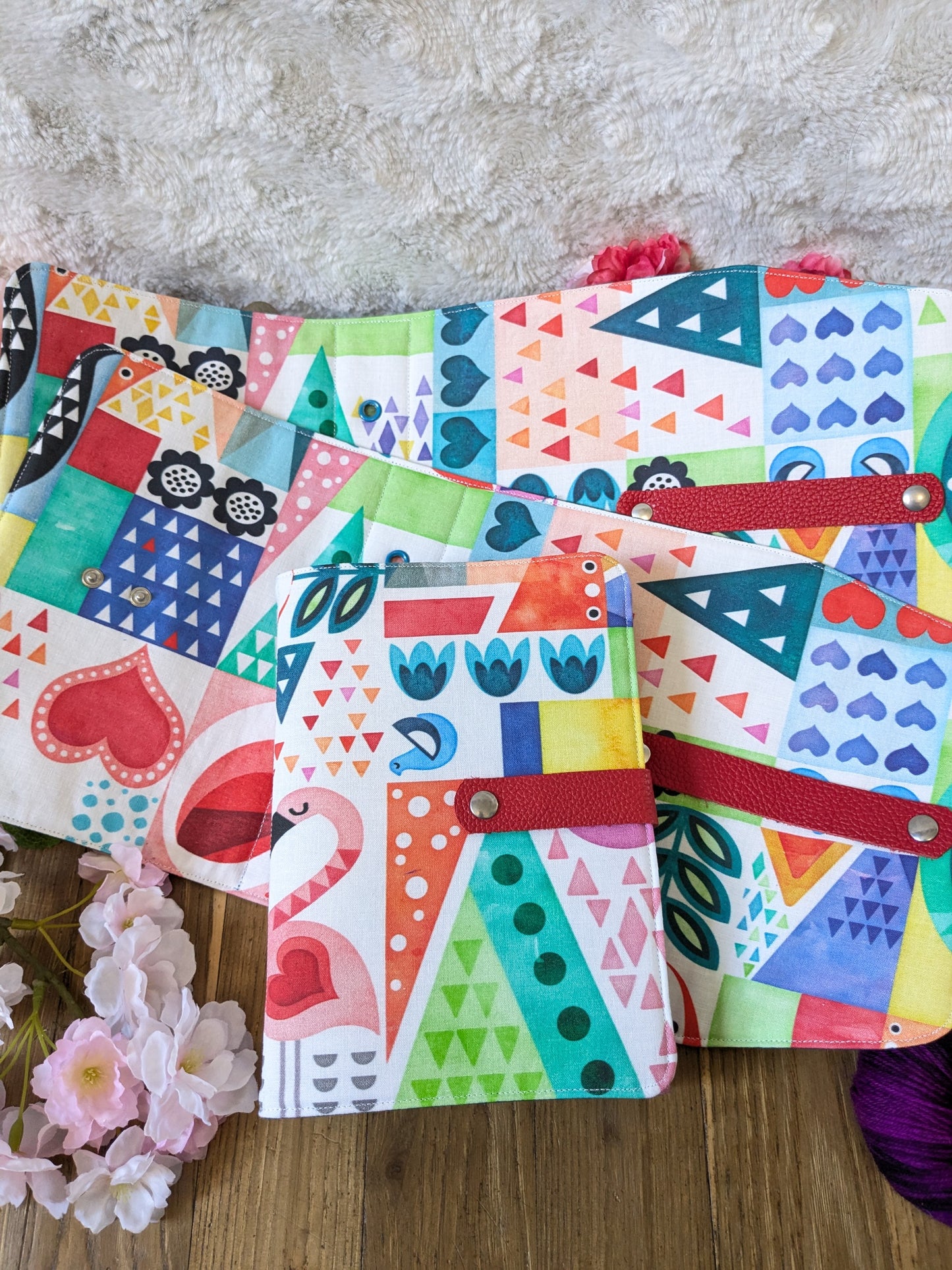 Classeur à aiguilles "Summer vibes" (classeur complet = couverture + structure ⚠️)