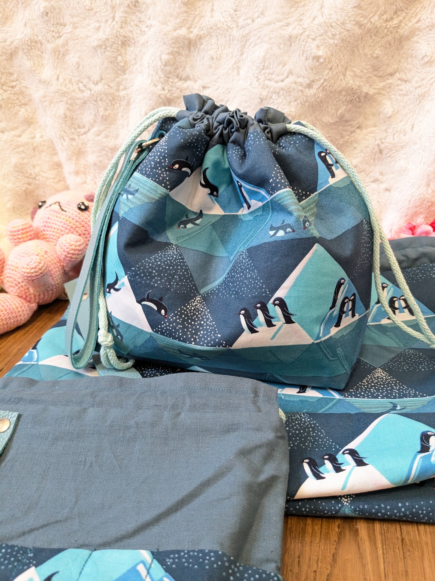 Sac à projet Basic "Manchots"