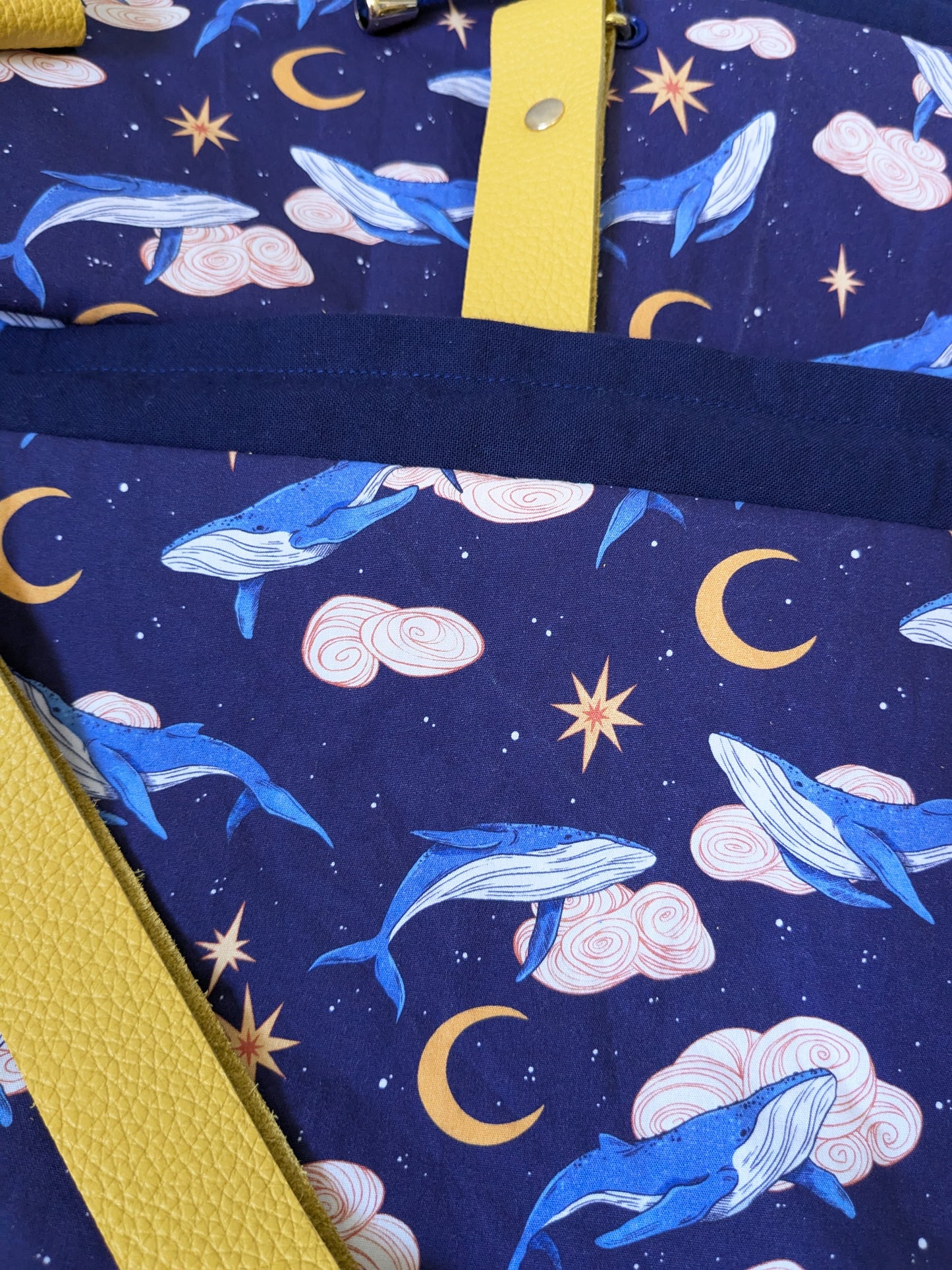 Sac à projet "Whales lullaby"