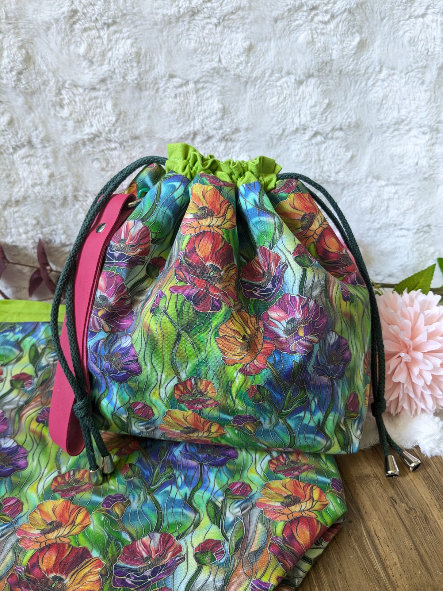 Sac à projet Basic "Vitrail fleurs des champs"