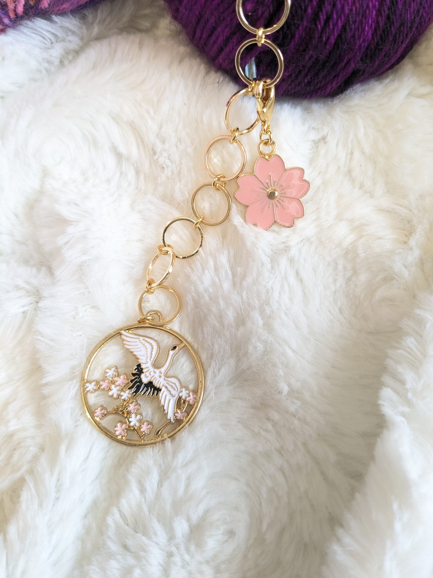Compte rang "Grue et sakura"