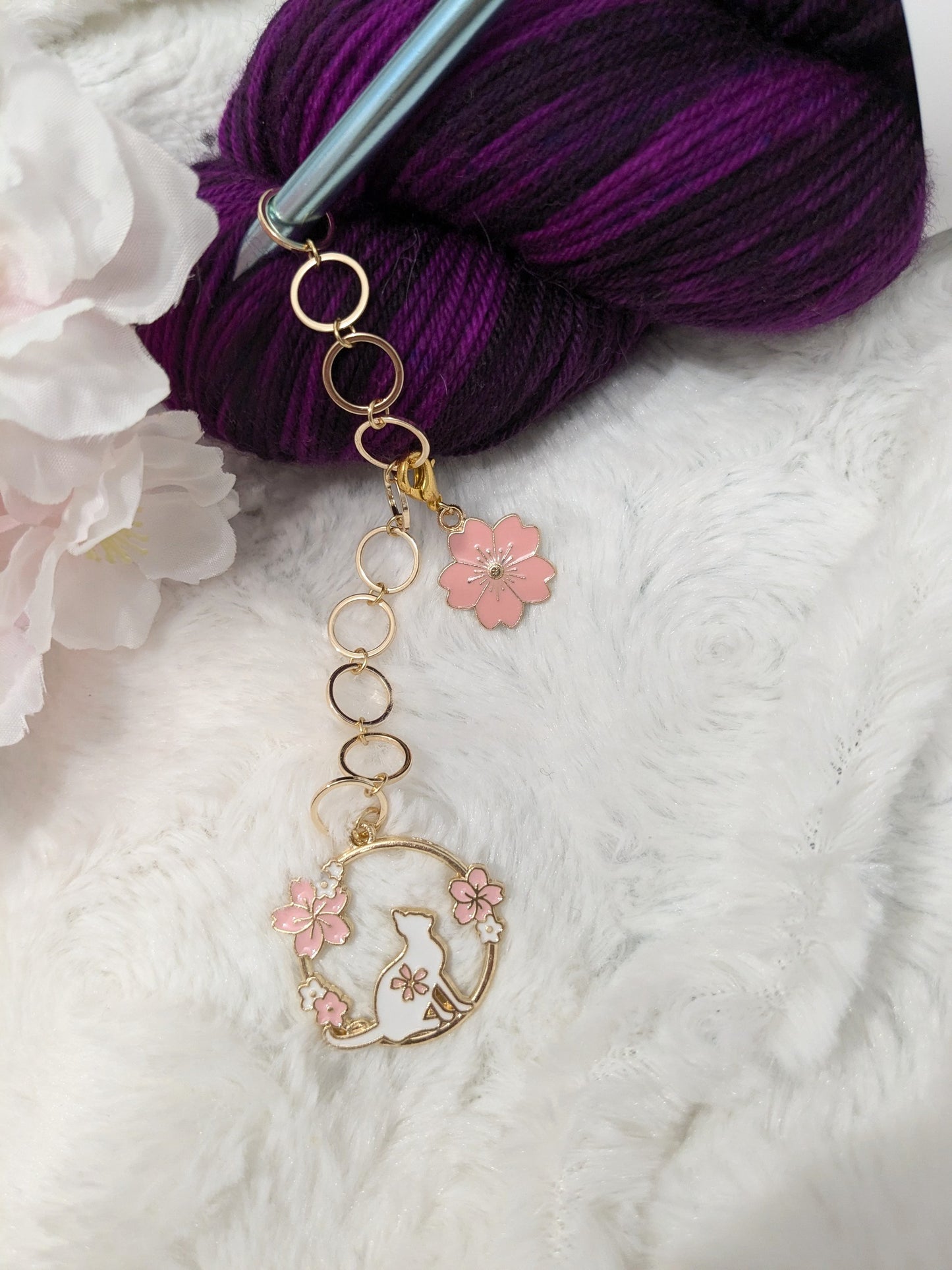Compte rang "Chat et sakura version II"