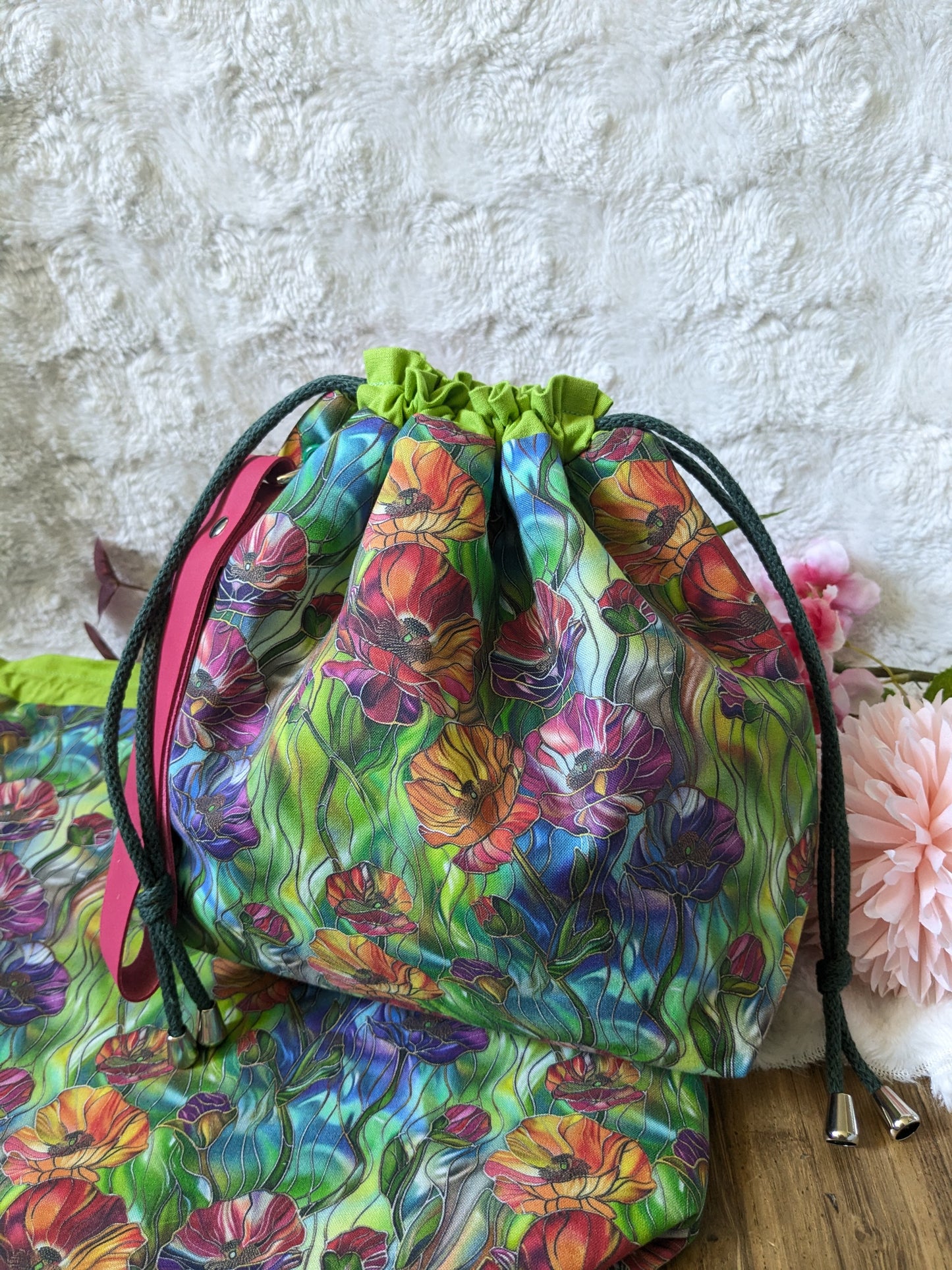Sac à projet Basic "Vitrail fleurs des champs"