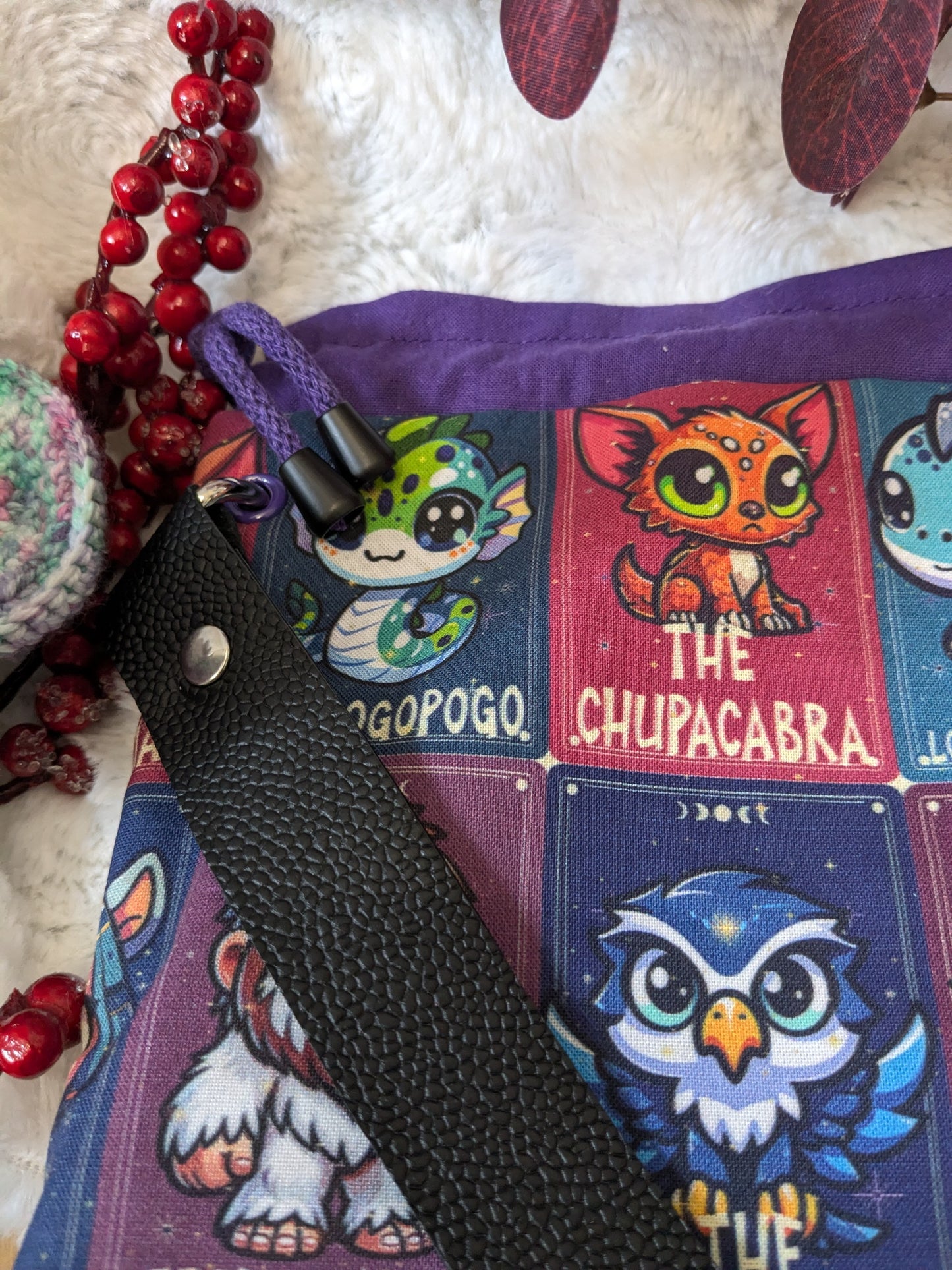 Sac à projet "Cute cryptids"
