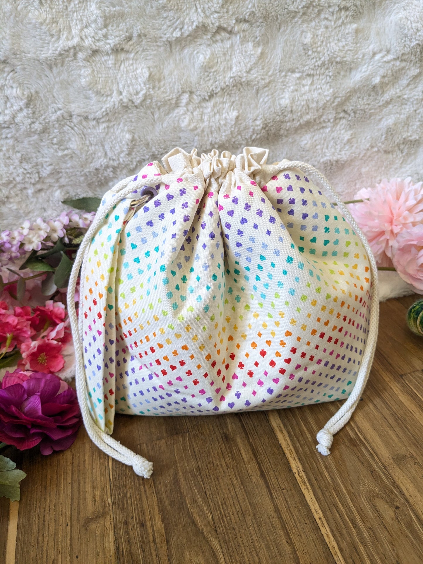 Sac à projet "Cartes arc-en-ciel"