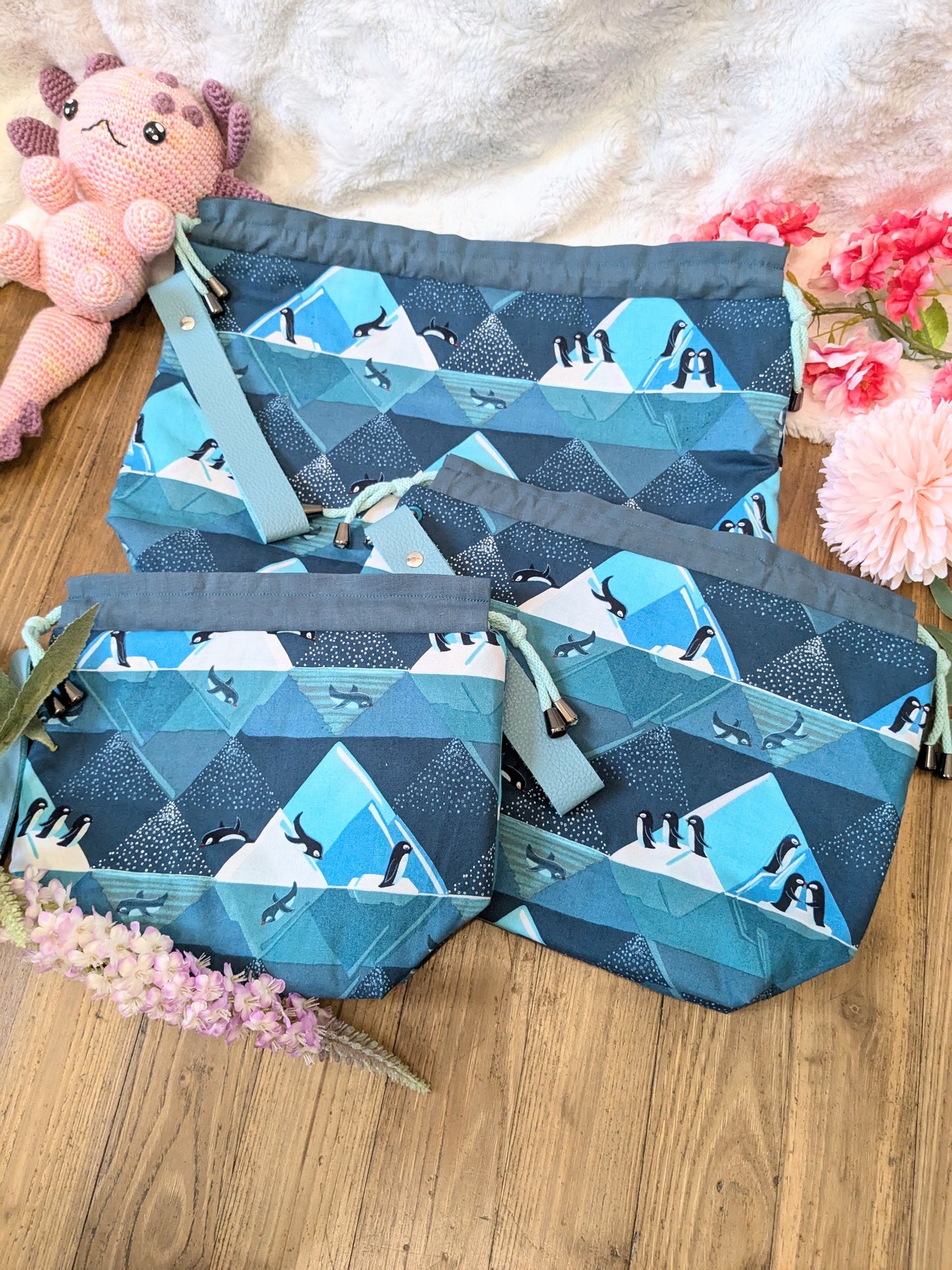 Sac à projet Basic "Manchots"
